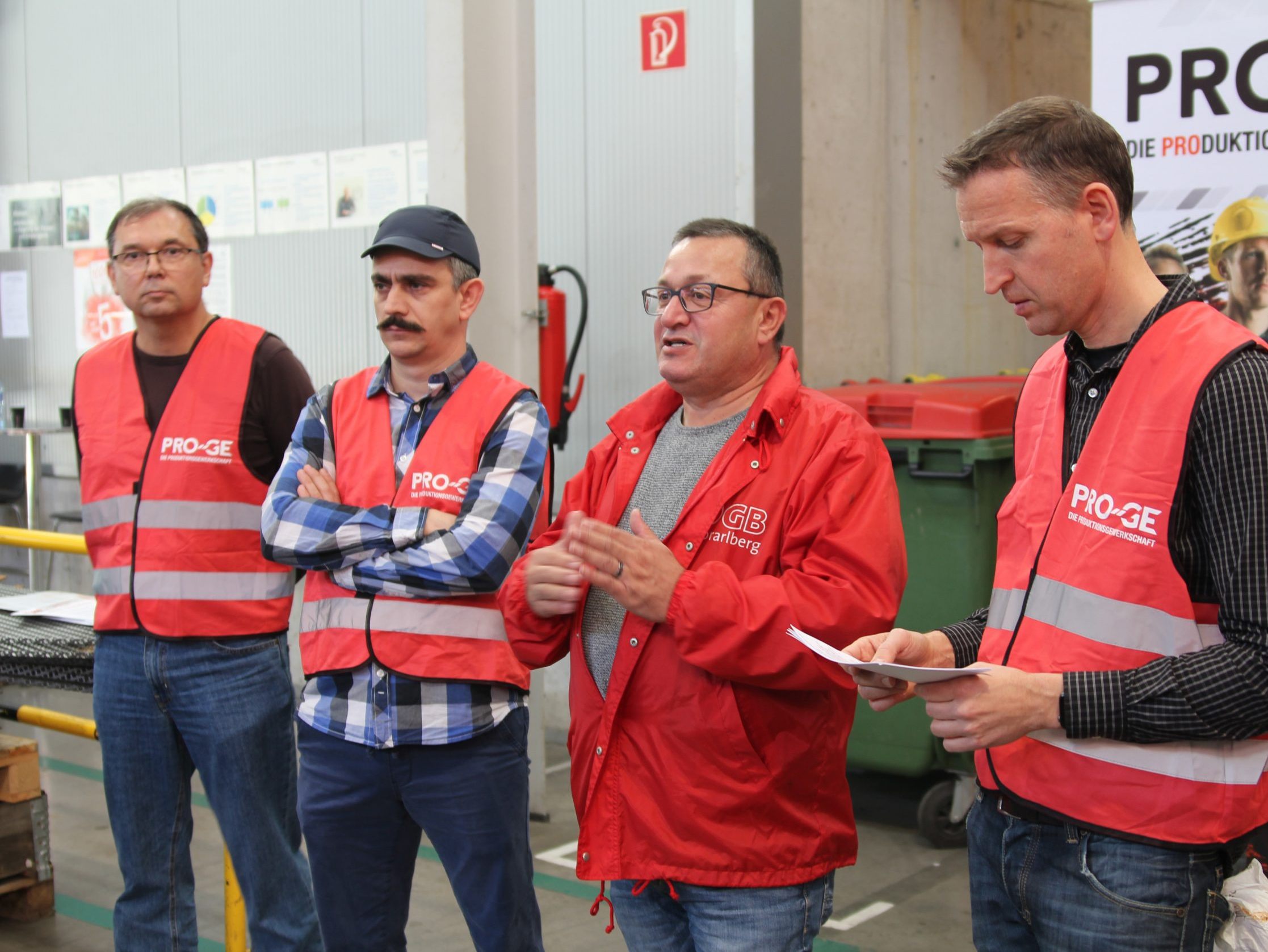Bei Kollektivvertragsverhandlungen der Metaller fanden in den vergangenen Jahren wiederholt Betriebsversammlungen statt