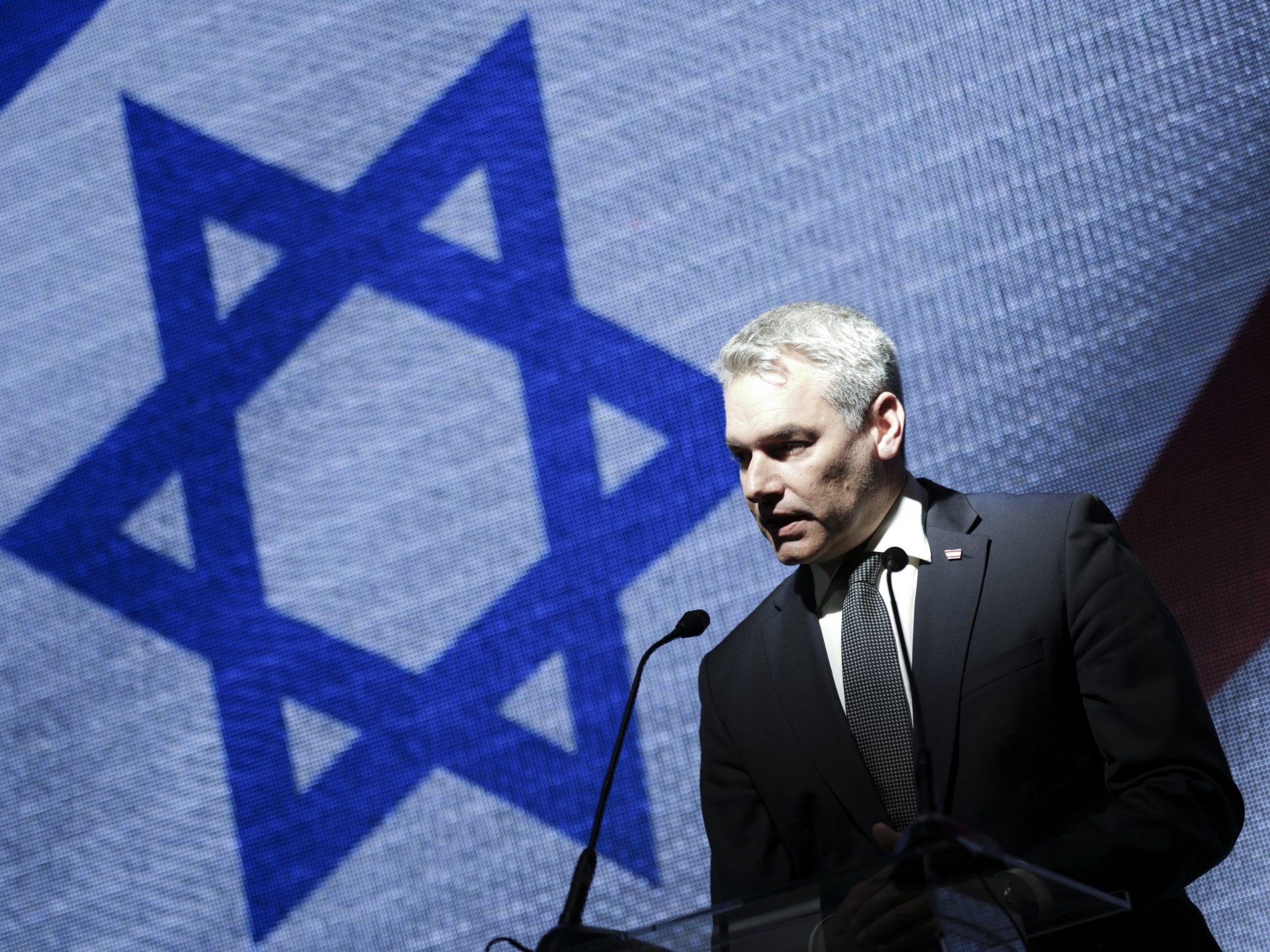 Nehammer möchte ein Zeichen der Solidarität mit Israel setzen. Nehammer möchte ein Zeichen der Solidarität mit Israel setzen.