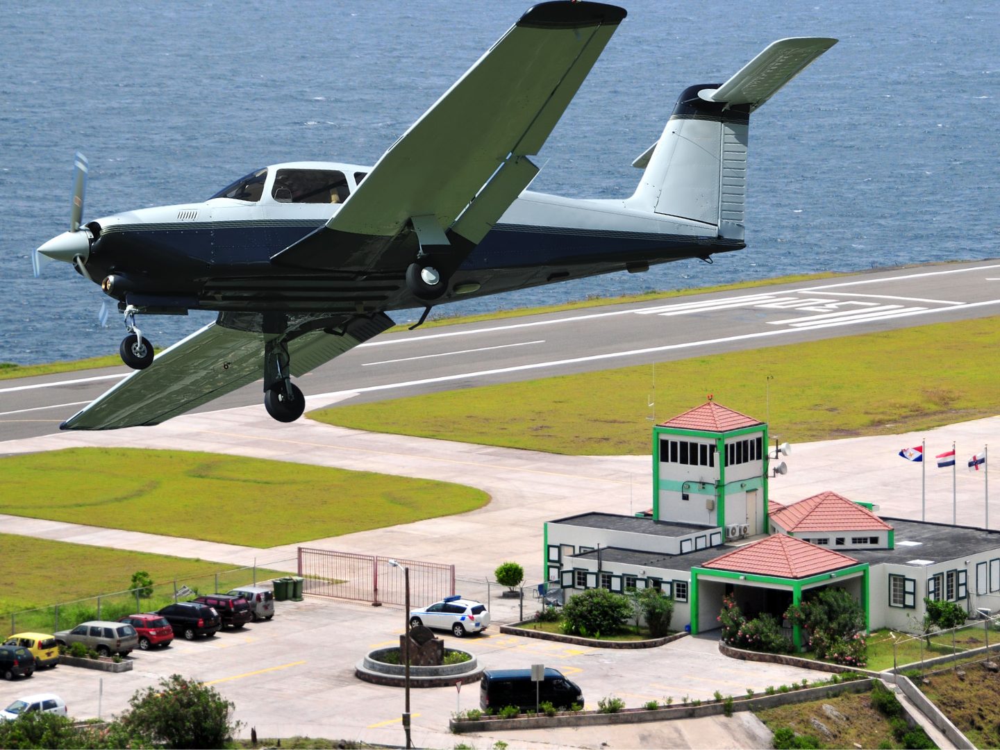 Flughafen in Saba