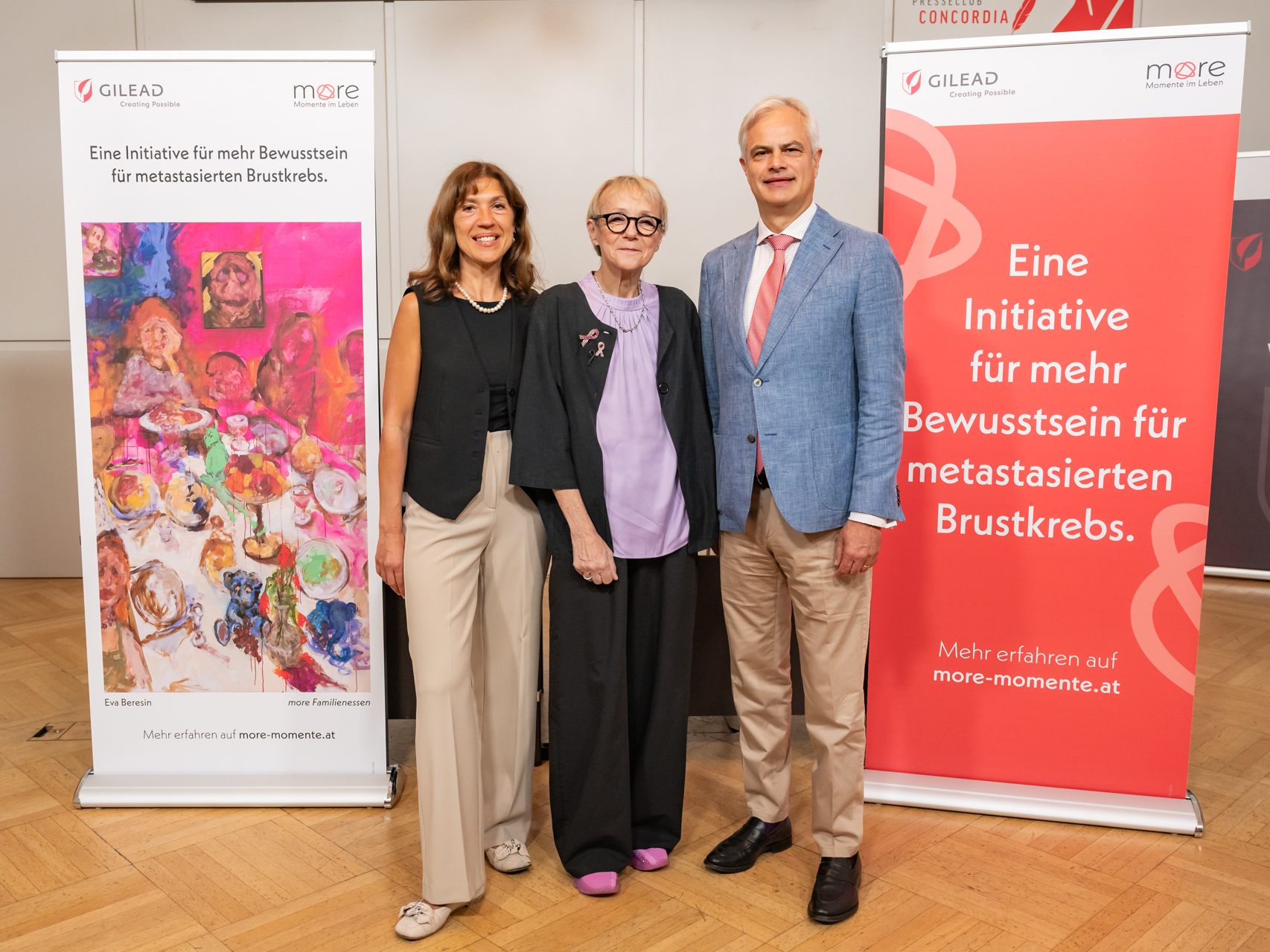 20231004 Brustkrebs-Awareness-Monat Praesentation der neuen Kampagne -MORE-Momente im Leben