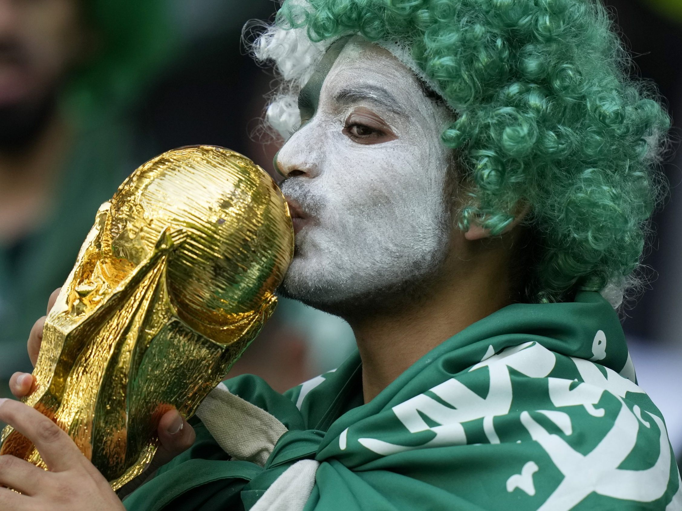 Saudi-Arabien will die Fußball-WM 2034 ausrichten. Saudi-Arabien will die Fußball-WM 2034 ausrichten.