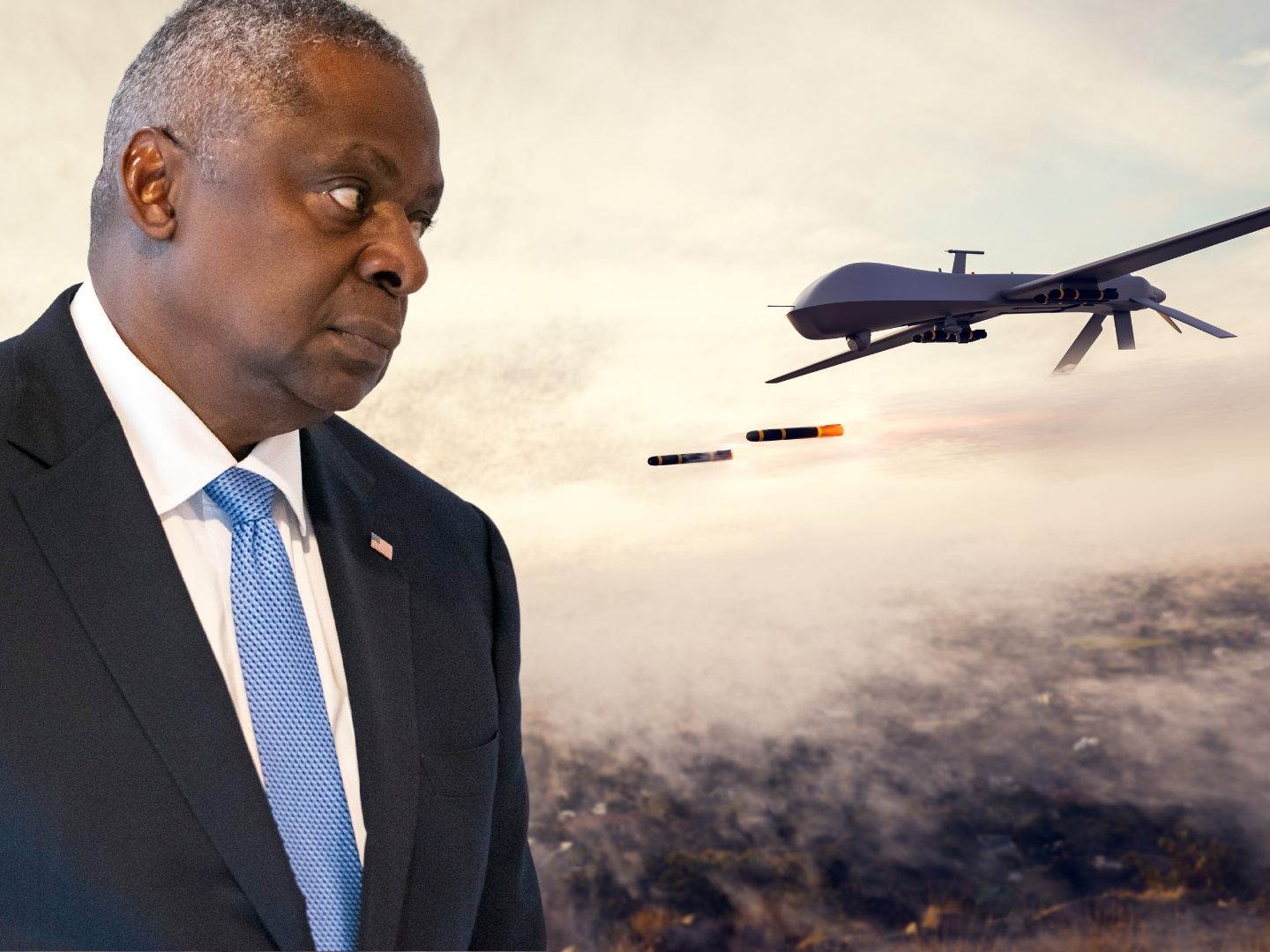 US-Verteidigungsminister Lloyd Austin zeigt sich besorgt über die zunehmenden Rakten- und Drohnenangriffe im Nahen Osten. US-Verteidigungsminister Lloyd Austin zeigt sich besorgt über die zunehmenden Rakten- und Drohnenangriffe im Nahen Osten.