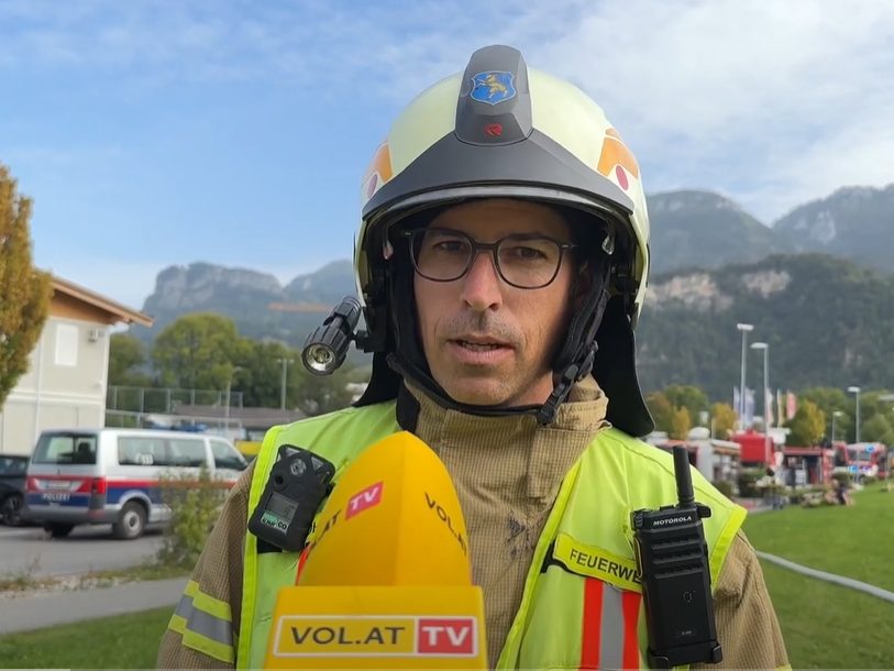 Feuerwehrkommandant Mathias Österle.