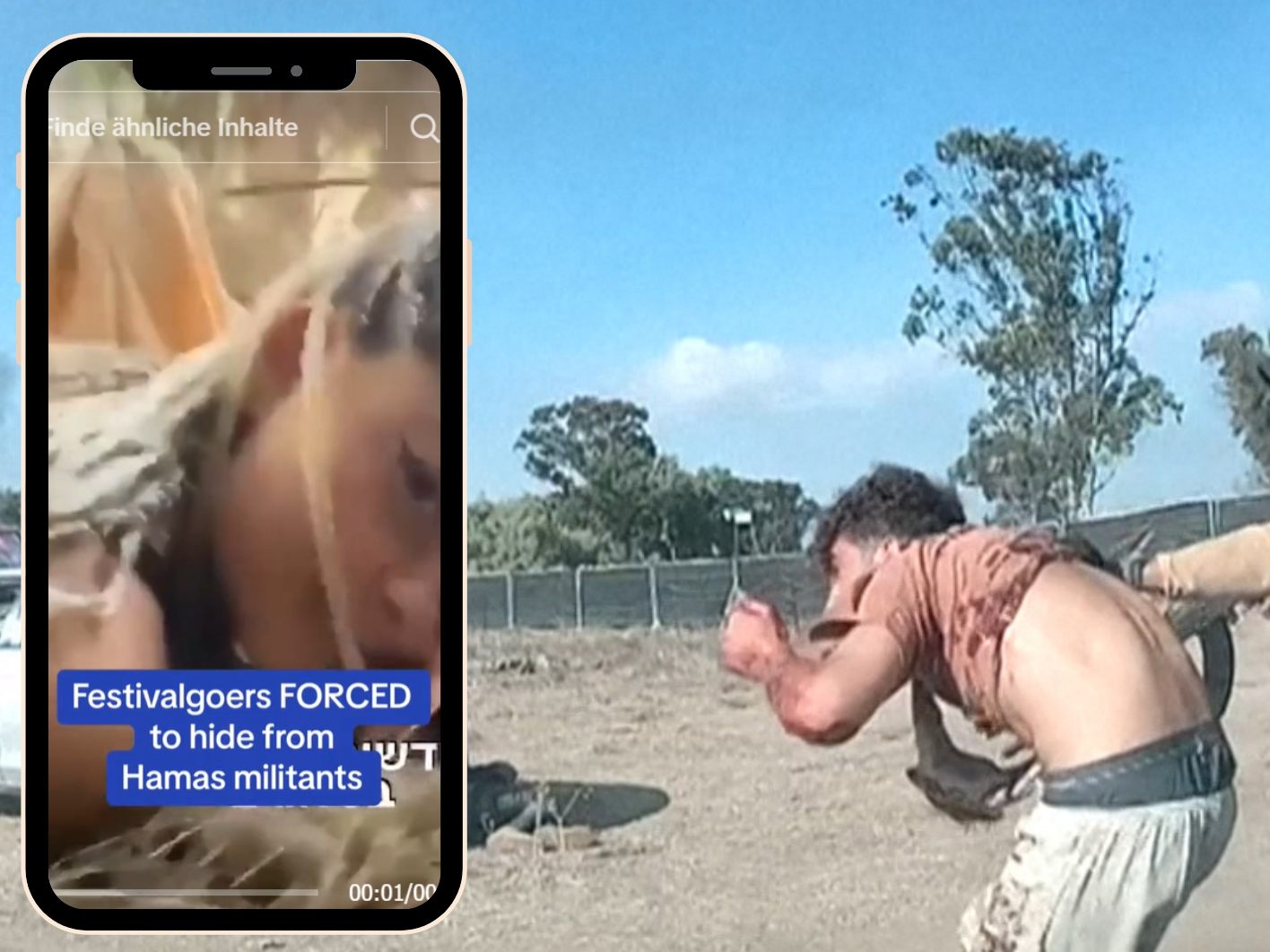 Nach dem von der islamistischen Hamas bei einem Musikfestival in der israelischen Negev-Wüste angerichteten Blutbad suchen Angehörige immer noch verzweifelt nach Vermissten.