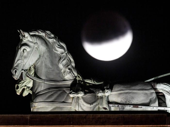 Am Samstag, den 28. Oktober, findet eine partielle Mondfinsternis statt.