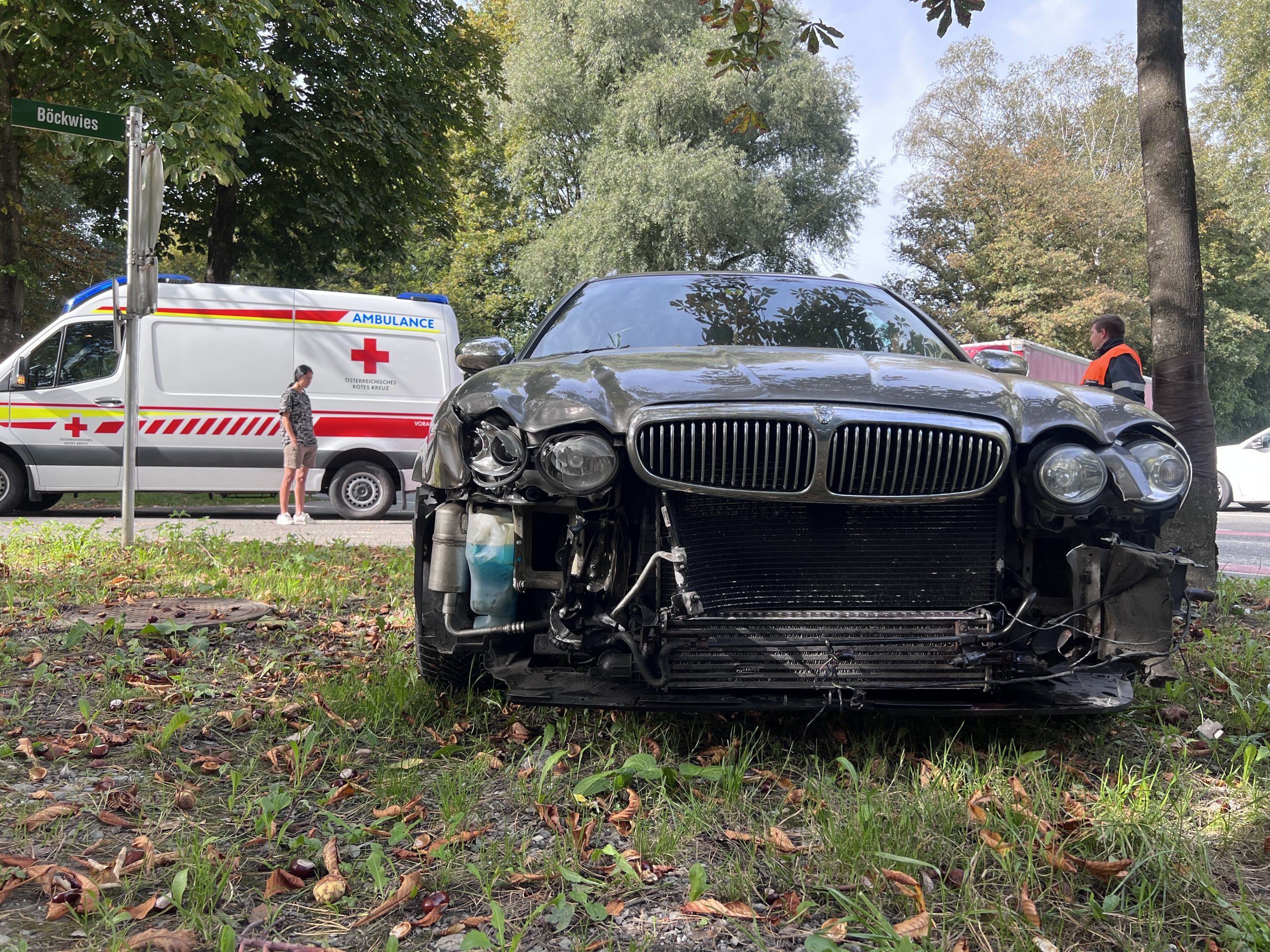Unfall in Mäder