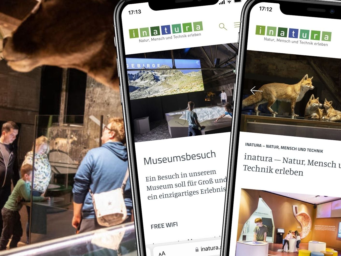 In der inatura - Erlebnis Naturschau Dornbirn wird Wissen spielerisch vermittelt. Die Ausstellungen sind abwechslungsreich und informativ gestaltet.