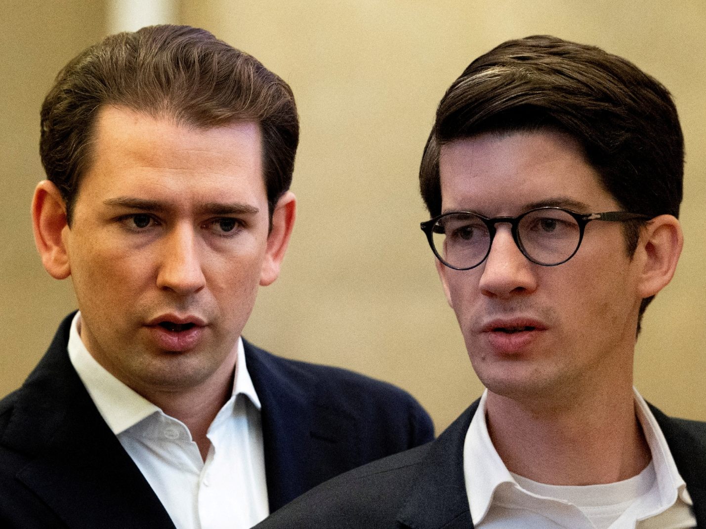 Sbastian Kurz und Bernhard Bonelli.