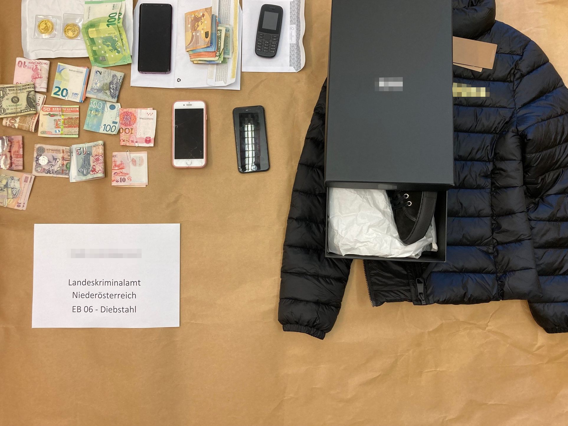 Eine Reihe von Taschendiebstählen in Wien und NÖ konnte geklärt werden.