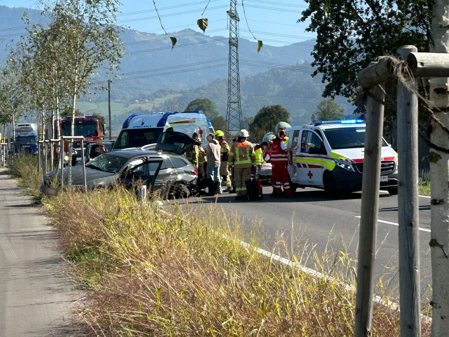 Schwerer Unfall in Dornbirn.
