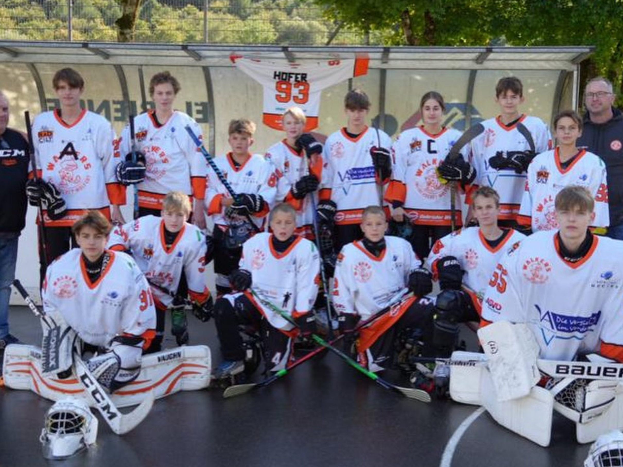 Die Walkers-Youngsters konnten sich am Ende  als sechstbeste U16-Mannschaft der ganzen Schweiz feiern lassen