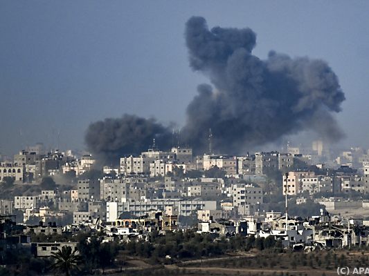 Luftangriffe des israelischen Militärs im Gazastreifen