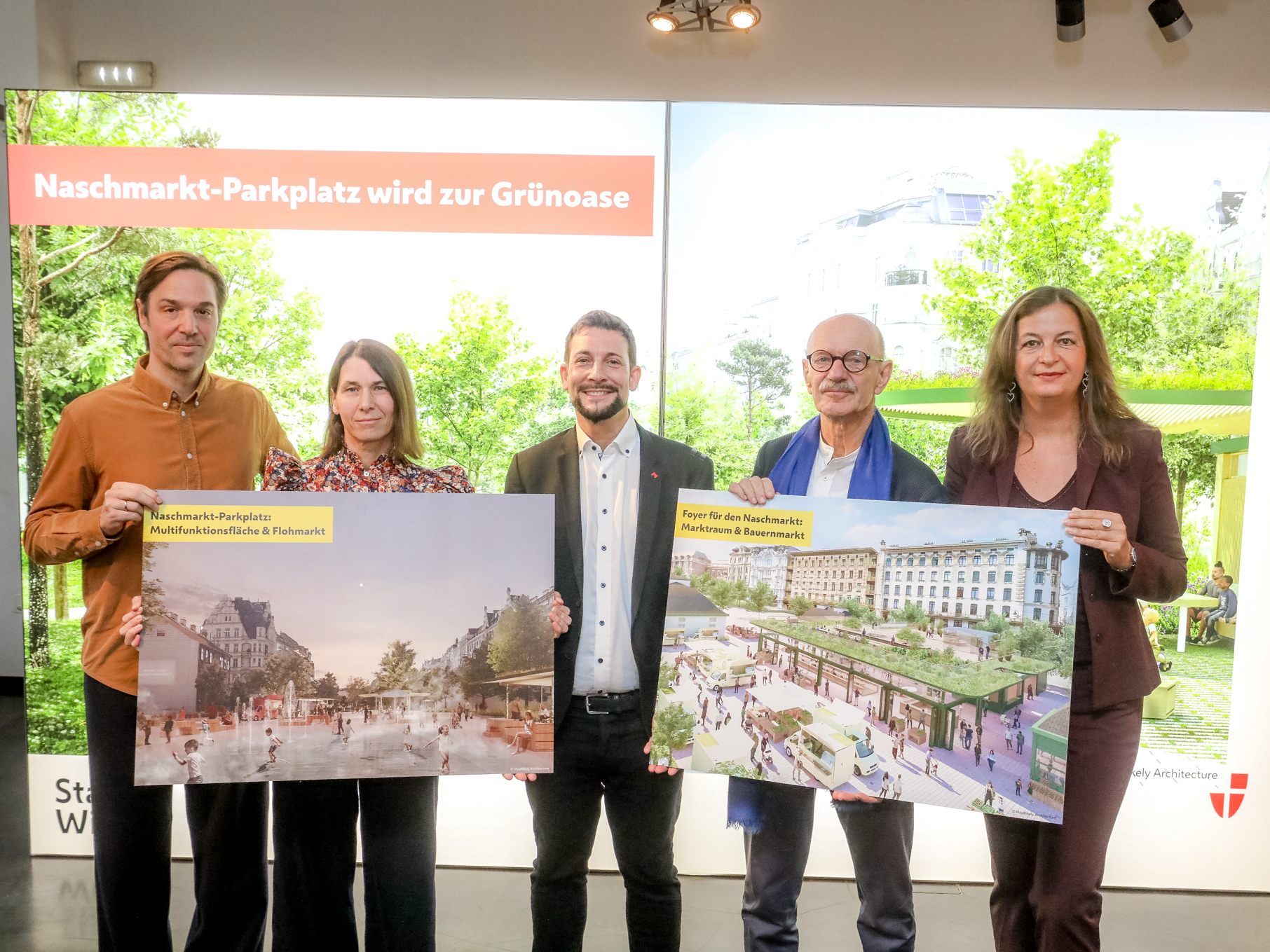 Das Siegerkonzept für Neugestaltung des Wiener Naschmarktes wurde präsentiert.