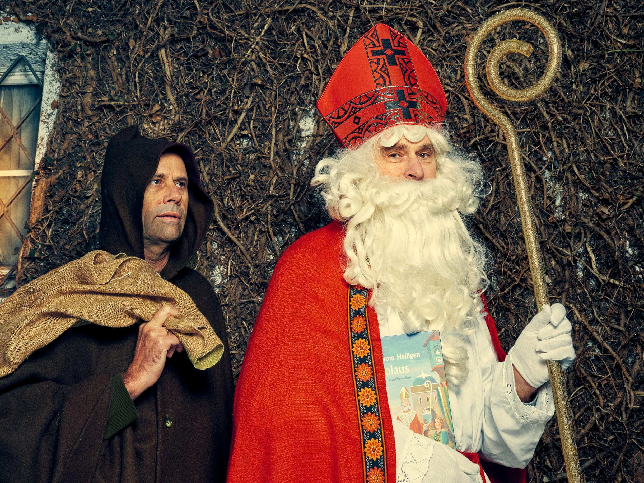 In diesen Tagen zieht Helmut Giesinger wieder als Nikolaus von Haus zu Haus.