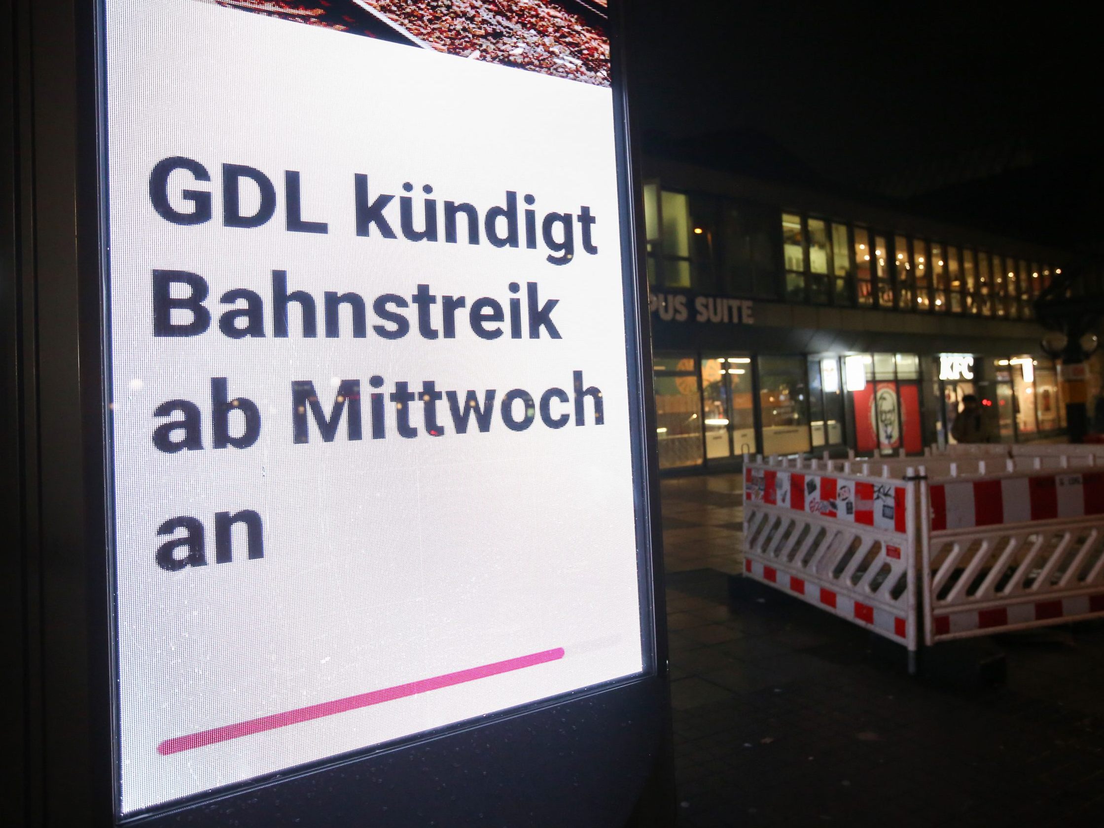Die deutschen Lokführer streiken ab Mittwochabend. Die deutschen Lokführer streiken ab Mittwochabend.