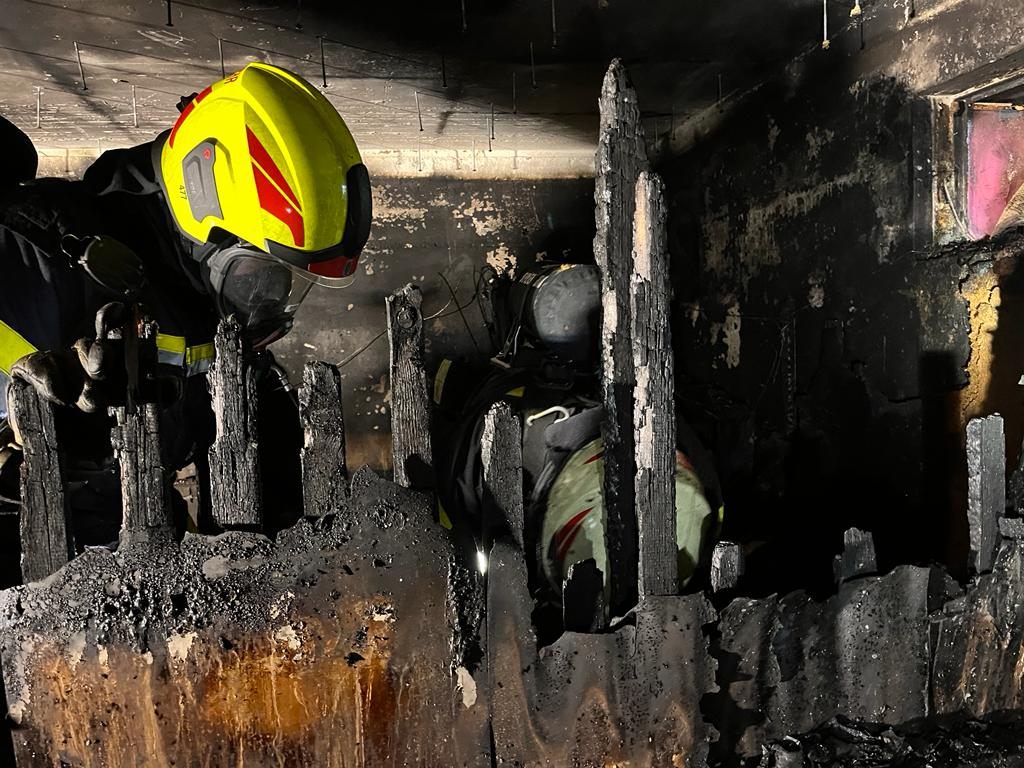 Ein technischer Defekt löste den Brand aus.