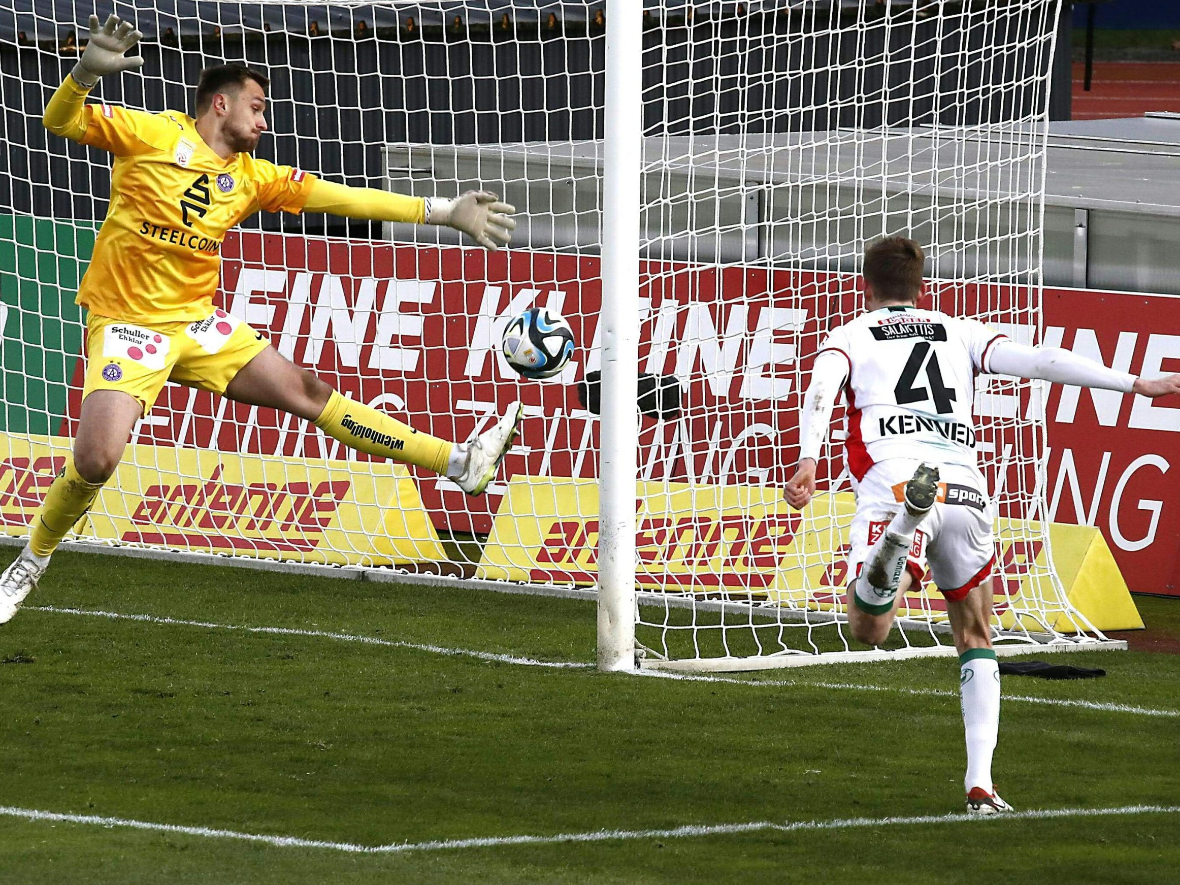 Ein Tor gab es beim Duell zwischen dem WAC und der Wiener Austria. Ein Tor gab es beim Duell zwischen dem WAC und der Wiener Austria.