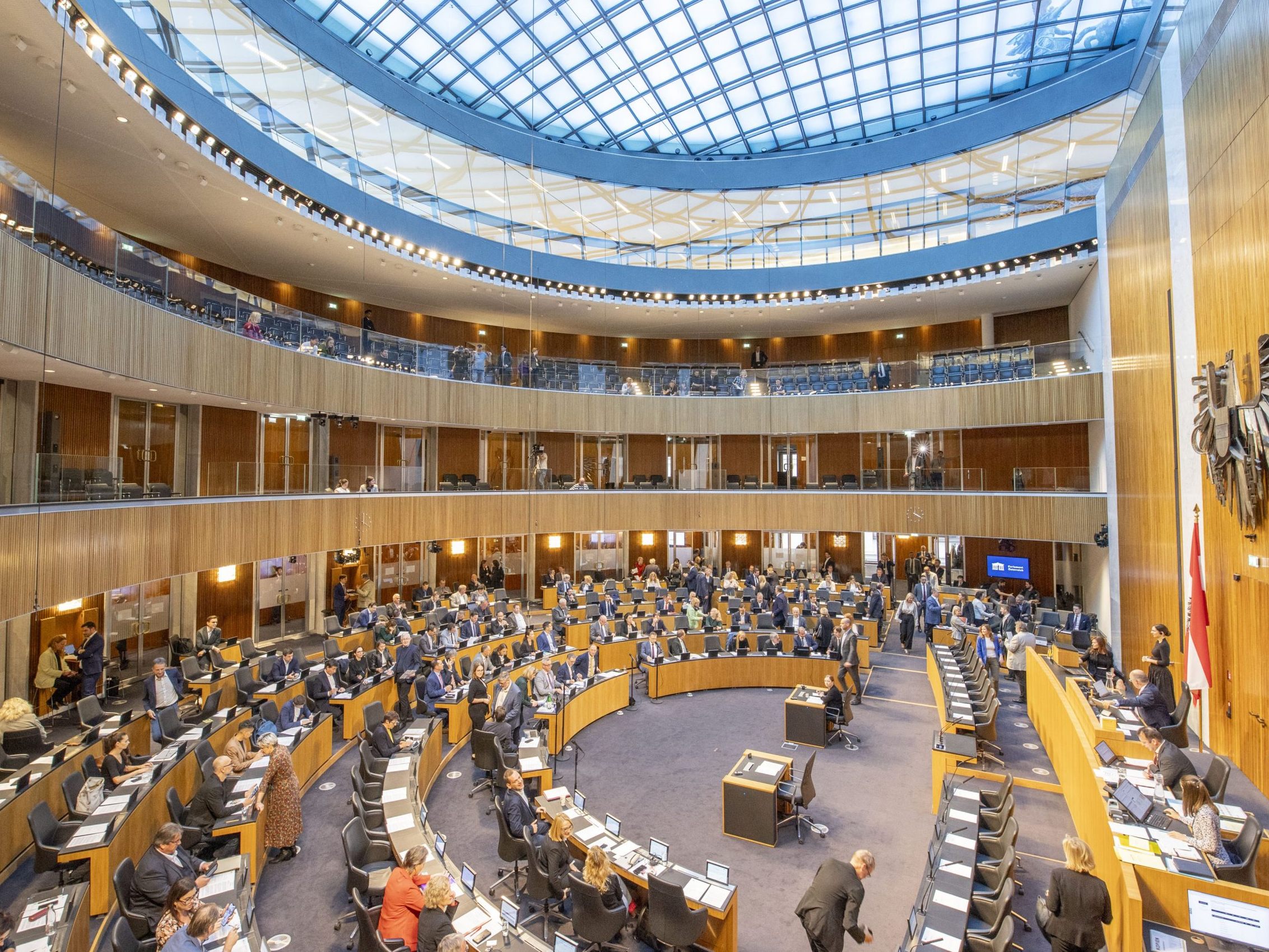 Der Nationalrat startet ins Budgetfinale. Der Nationalrat startet ins Budgetfinale.