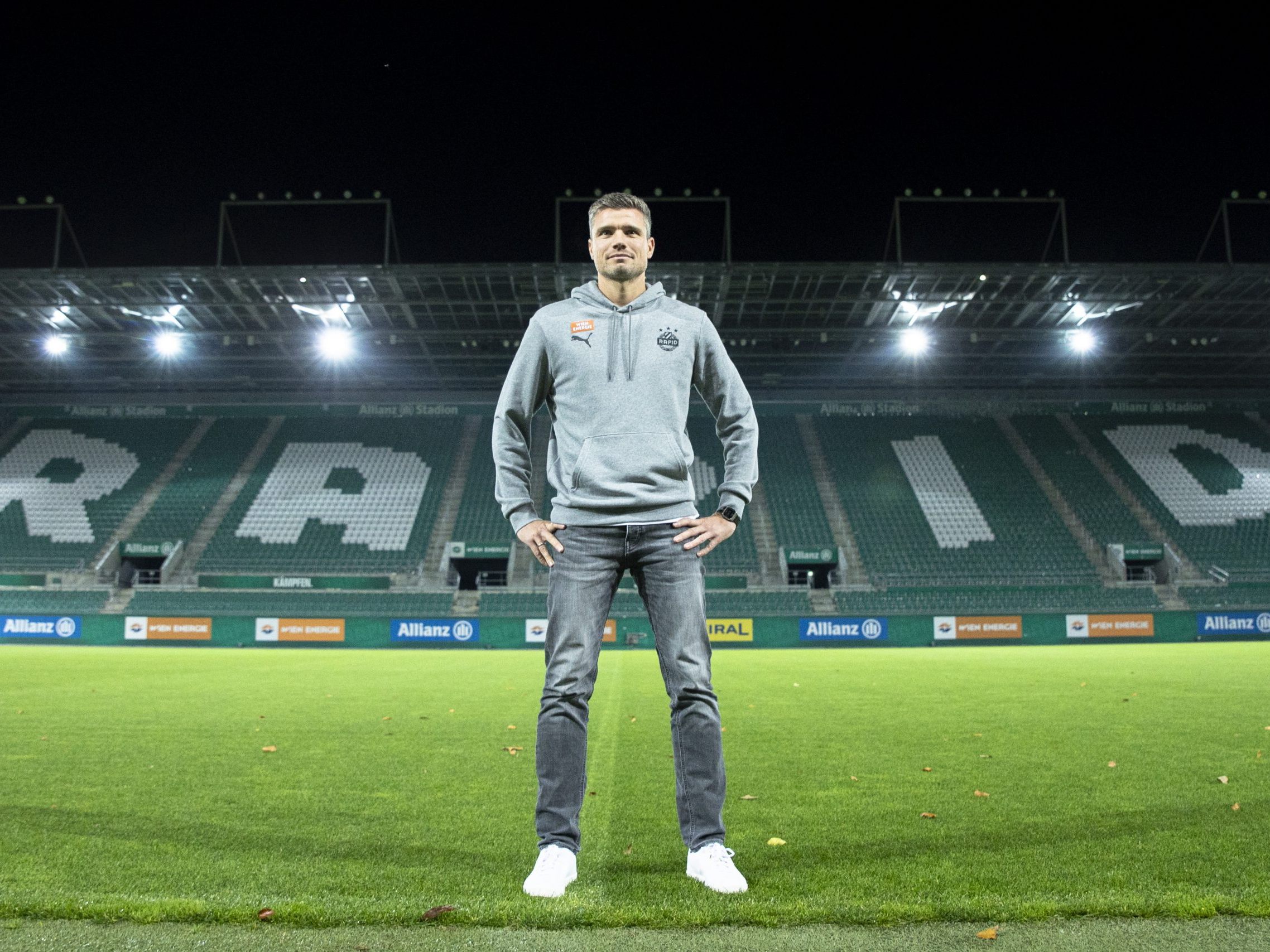 Robert Klauß verspricht "Rapid-Fußball". Robert Klauß verspricht "Rapid-Fußball".