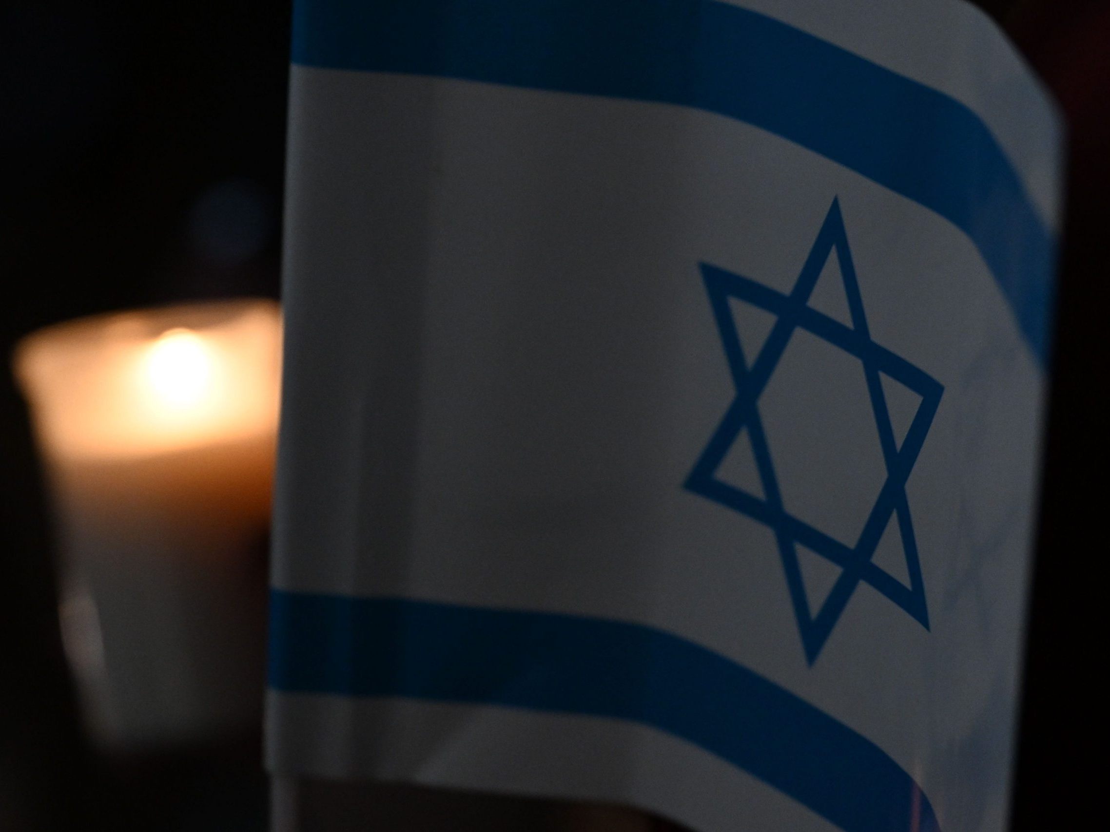 Im Bild: Eine Israel-Fahne. Im Bild: Eine Israel-Fahne.