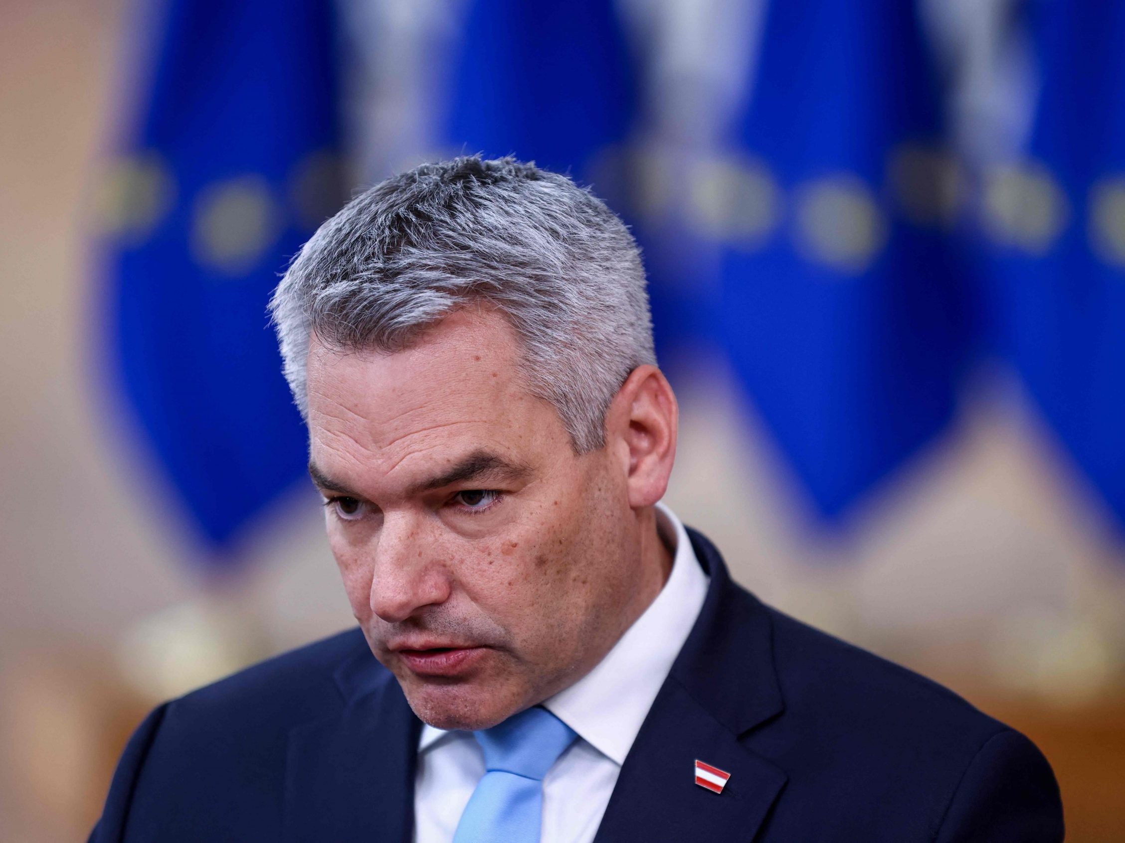 Nehammer berät mit einer Gruppe von EU-Regierungschefs über Ziele der Union. Nehammer berät mit einer Gruppe von EU-Regierungschefs über Ziele der Union.
