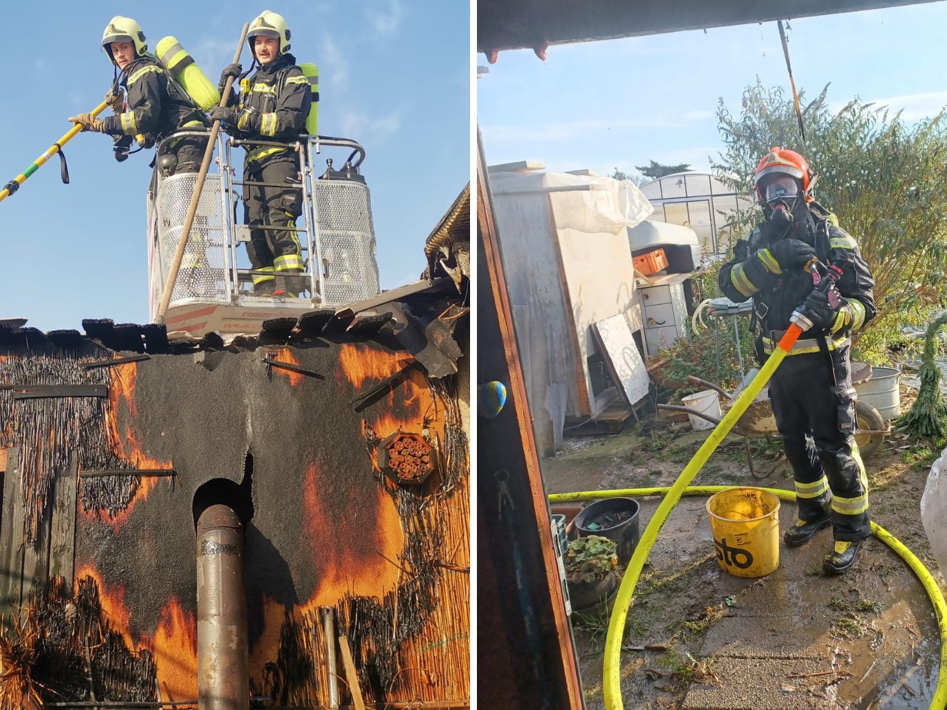 In einer Gärtnerei in Wiener Neustadt ist ein Brand ausgebrochen. In einer Gärtnerei in Wiener Neustadt ist ein Brand ausgebrochen.