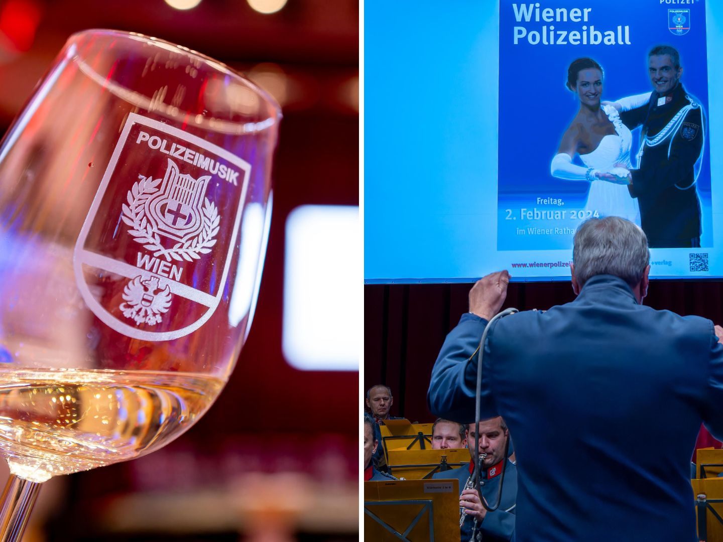 Der Wein für den Wiener Polizeiball 2024 wurde präsentiert.