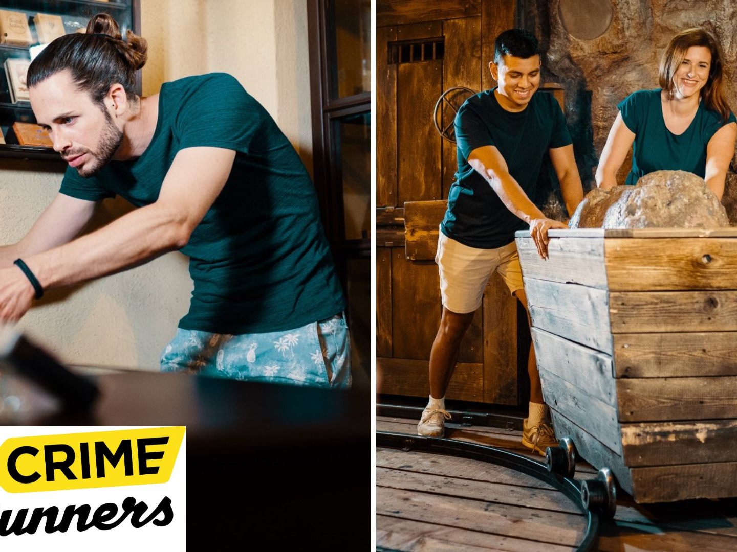Löse bei den Escape Rooms der Crime Runners spannende Rätsel. Löse bei den Escape Rooms der Crime Runners spannende Rätsel.