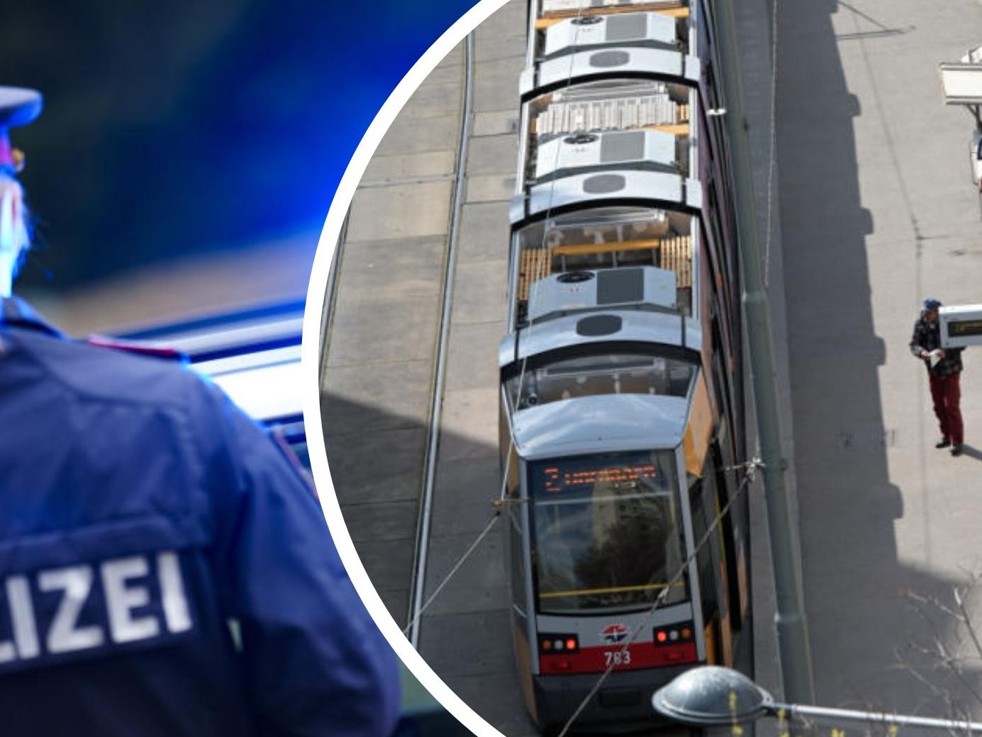 Eine 37-Jährige schlug einem Mann in einer Wiener Bim ins Gesicht.