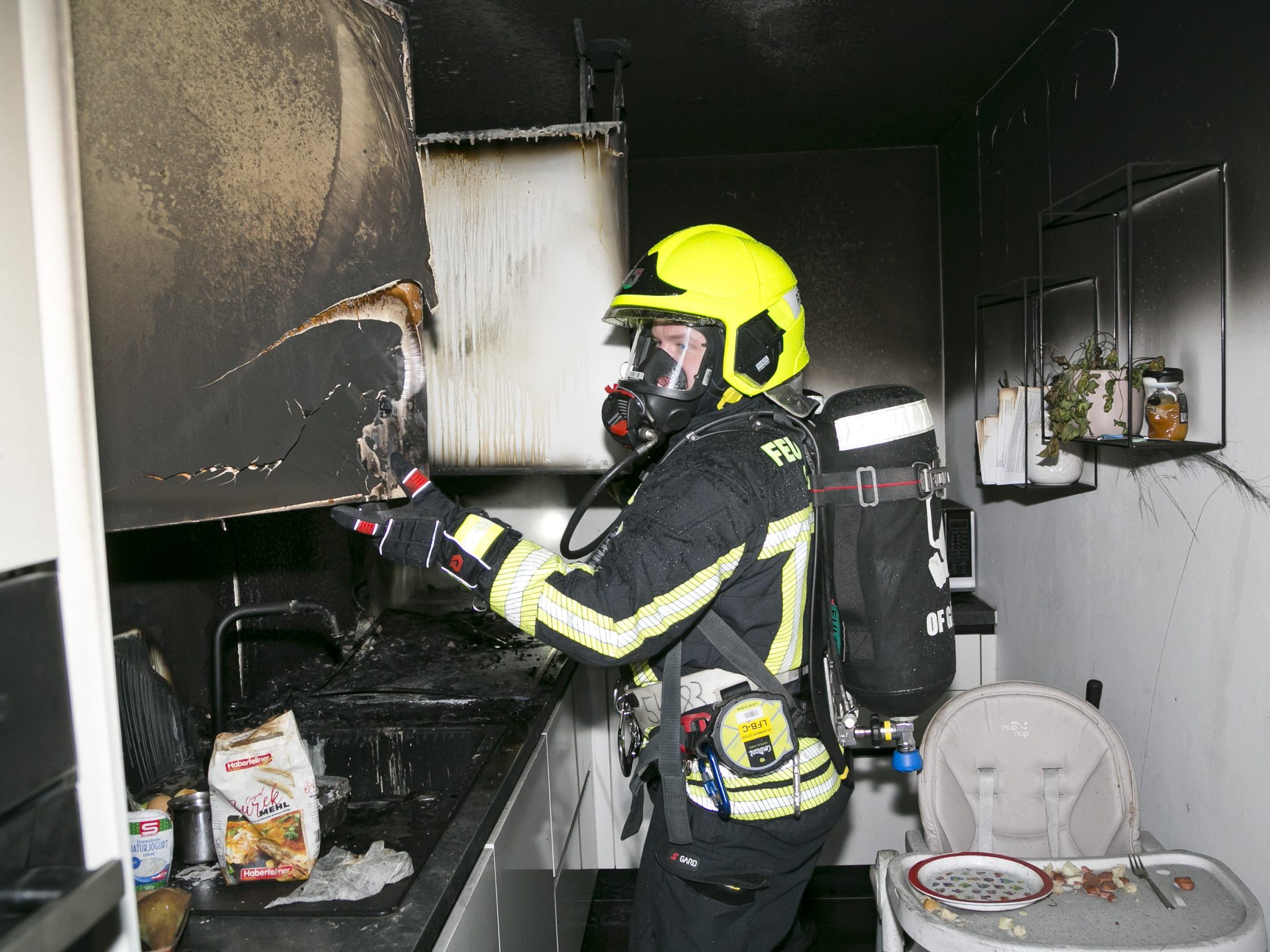 Küchenbrand in Götzis Küchenbrand in Götzis