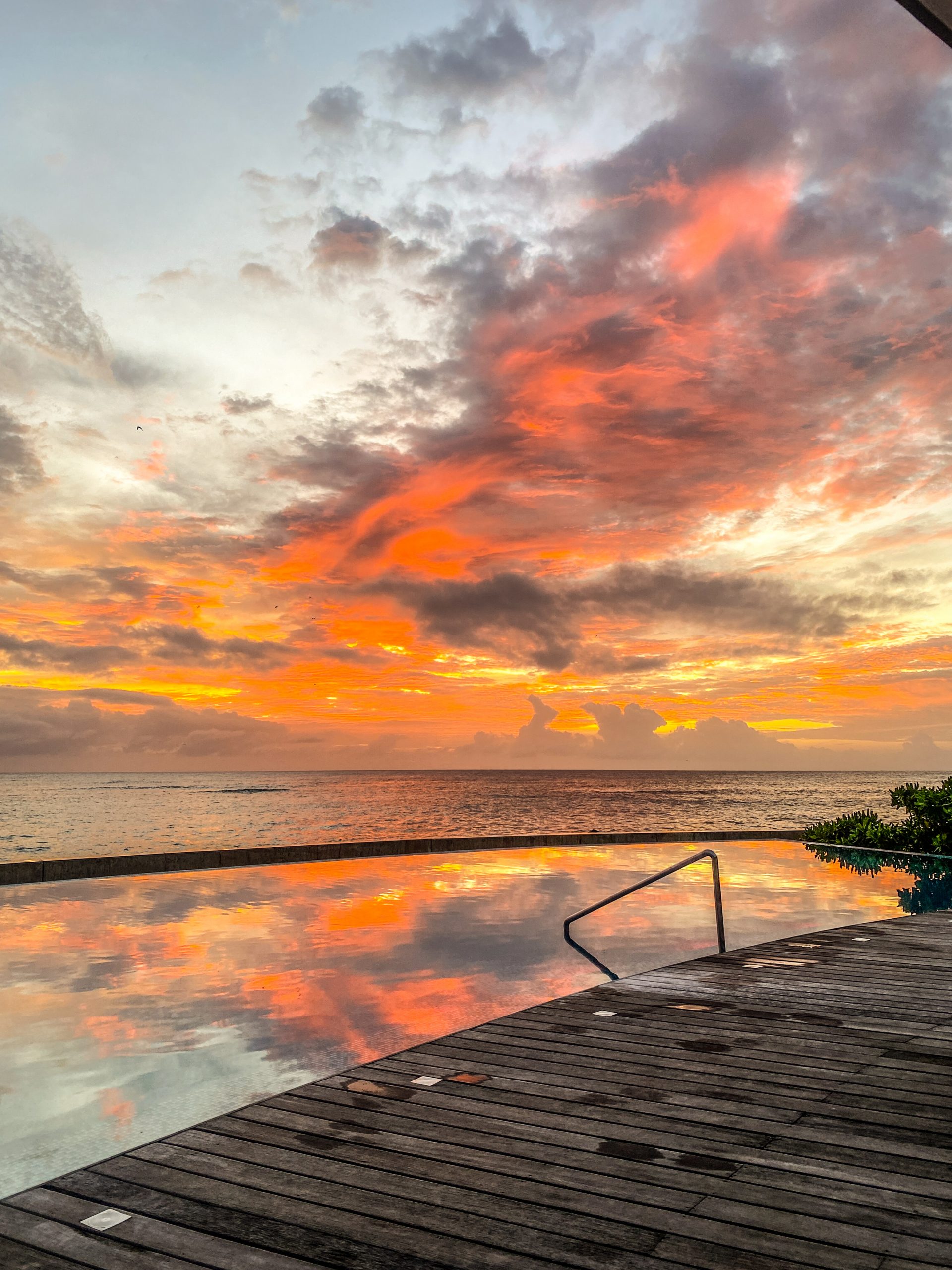 Die Sonnenuntergänge auf Denis Island sind traumhaft schön.