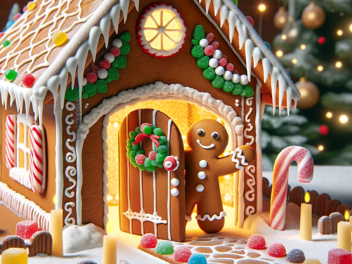 In vielen Ländern werden zu Weihnachten Lebkuchenmännchen gebacken. In vielen Ländern werden zu Weihnachten Lebkuchenmännchen gebacken.