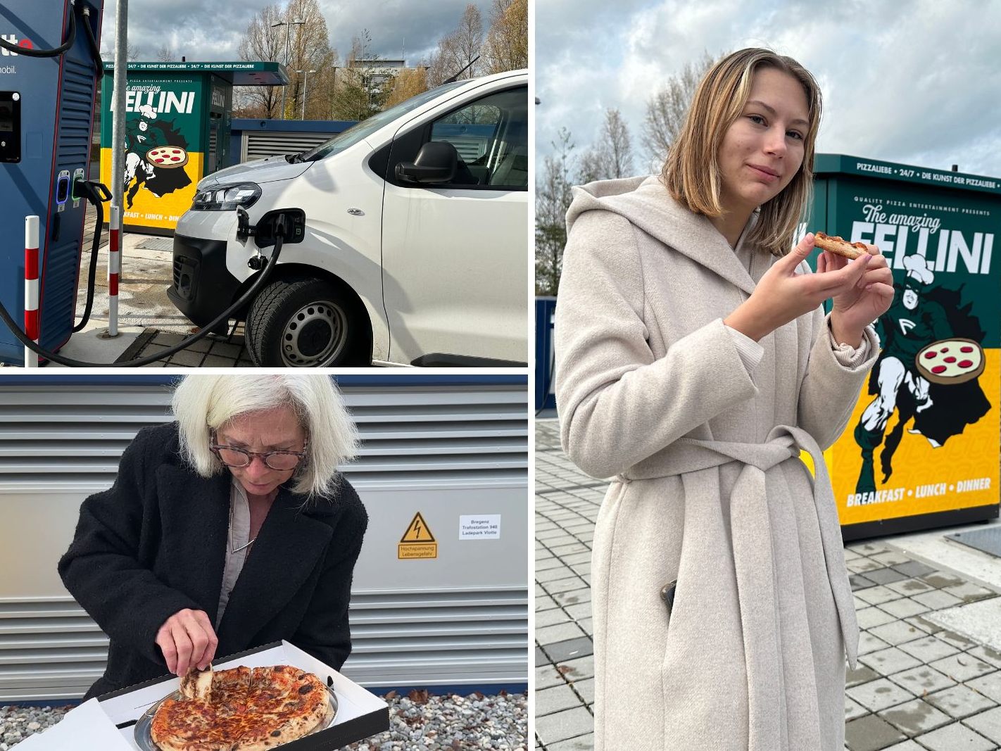 Bei einem Ladepark im Ländle kann man jetzt frische Pizza essen, während das E-Auto lädt. Bei einem Ladepark im Ländle kann man jetzt frische Pizza essen, während das E-Auto lädt.