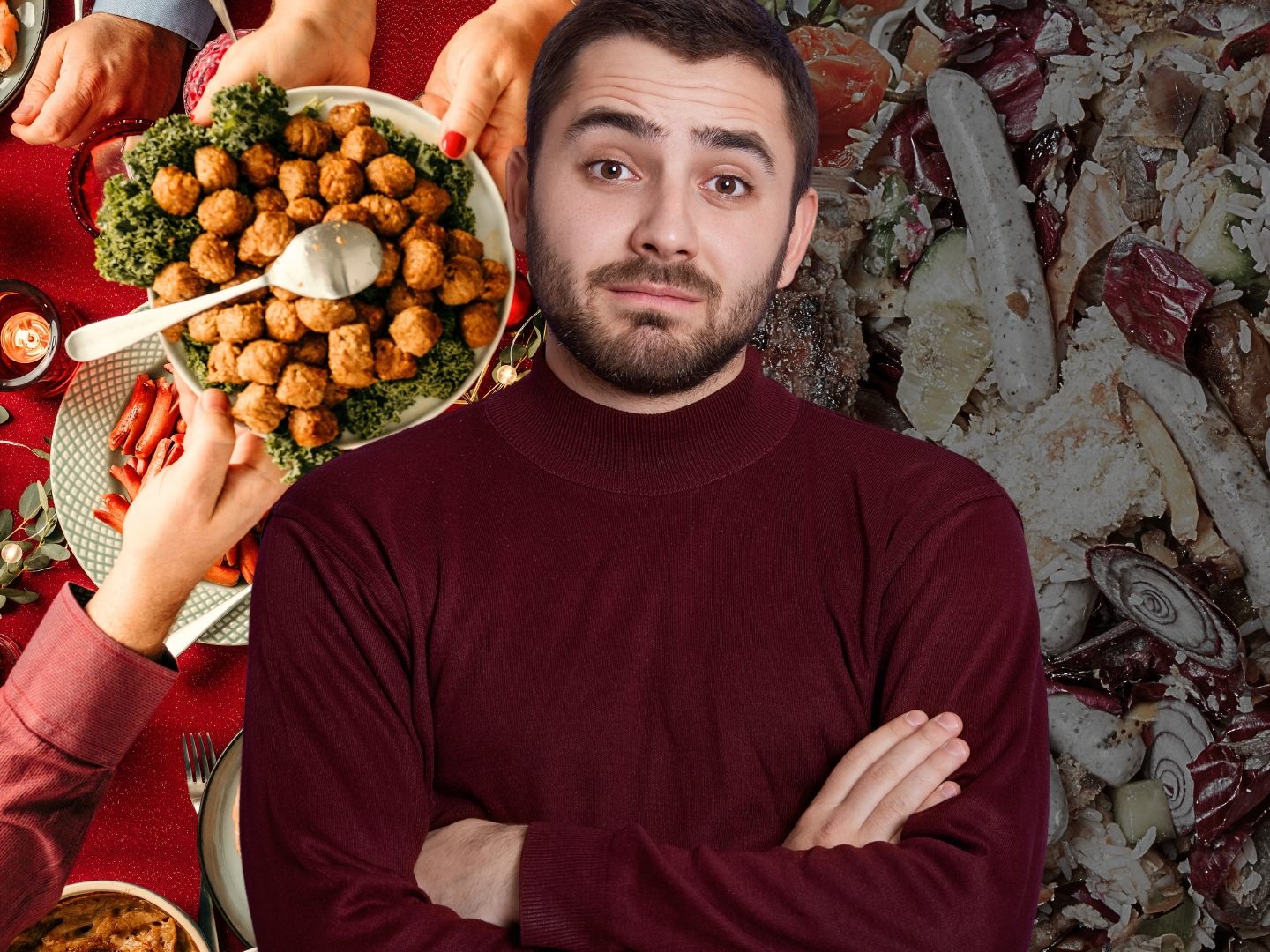 Lebensmittelverschwendung an Weihnachten Lebensmittelverschwendung an Weihnachten
