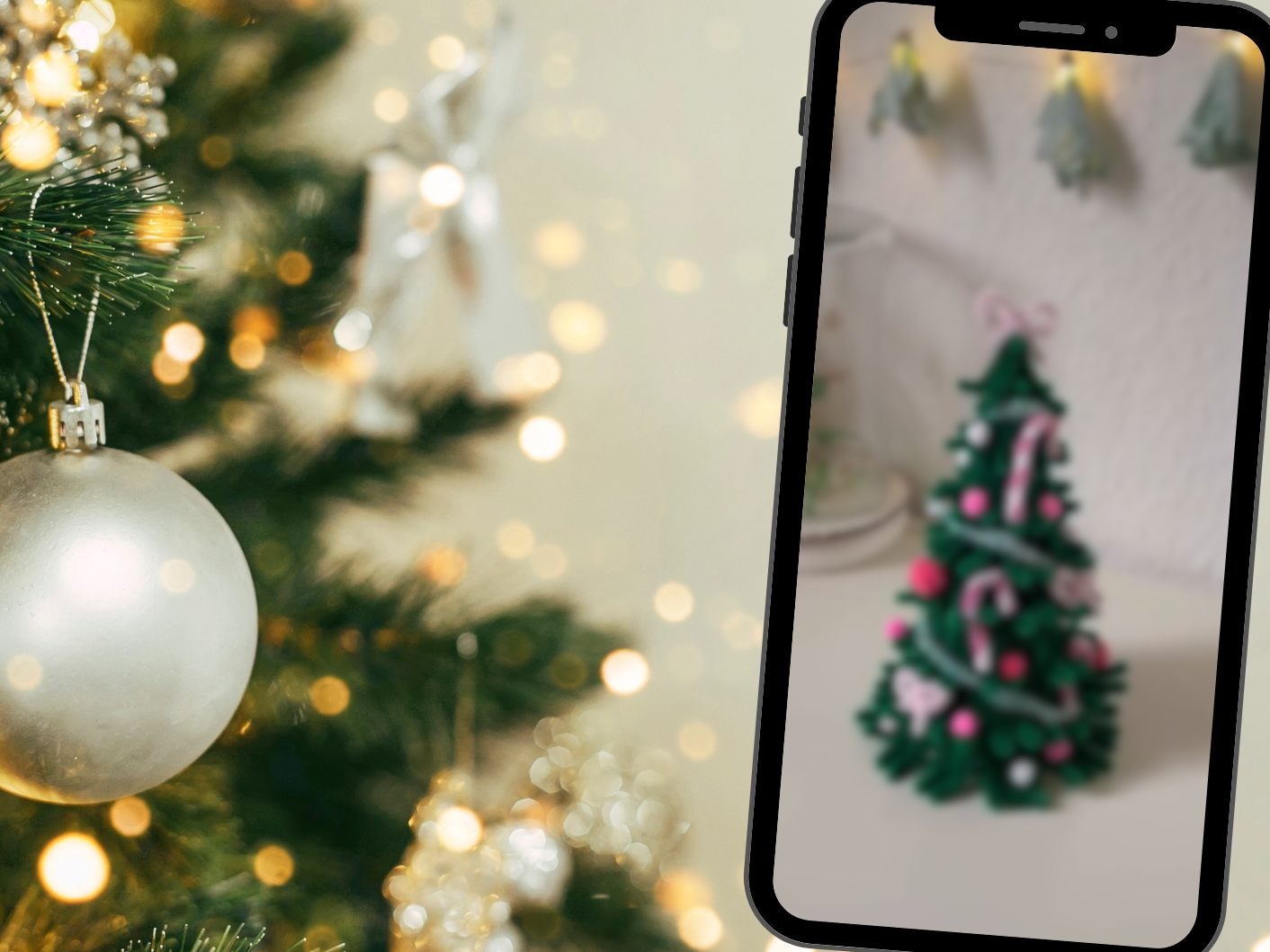 Deko-Christbaum zum selber basteln