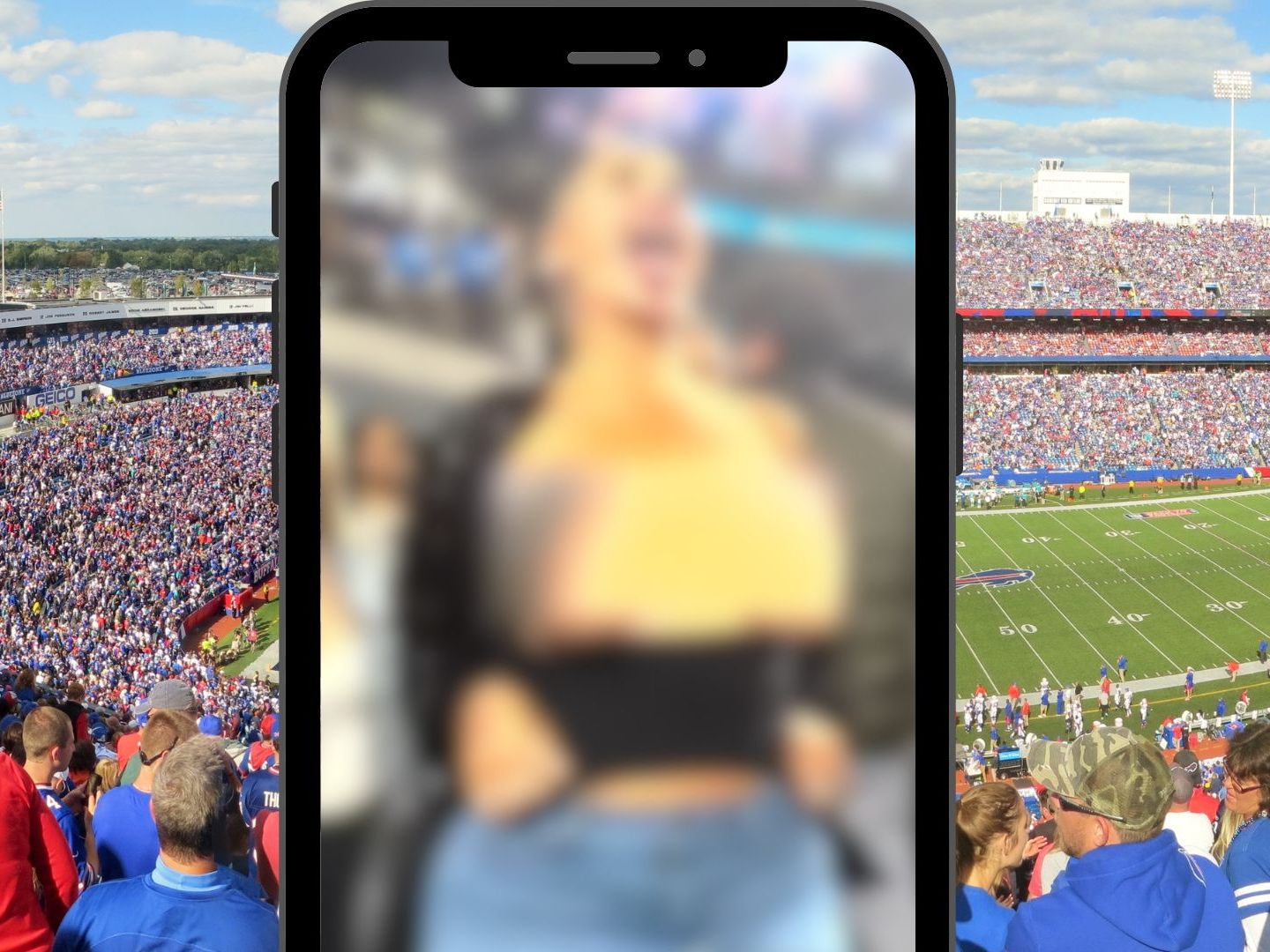 OnlyFans Girl zieht blank bei NFL Spiel