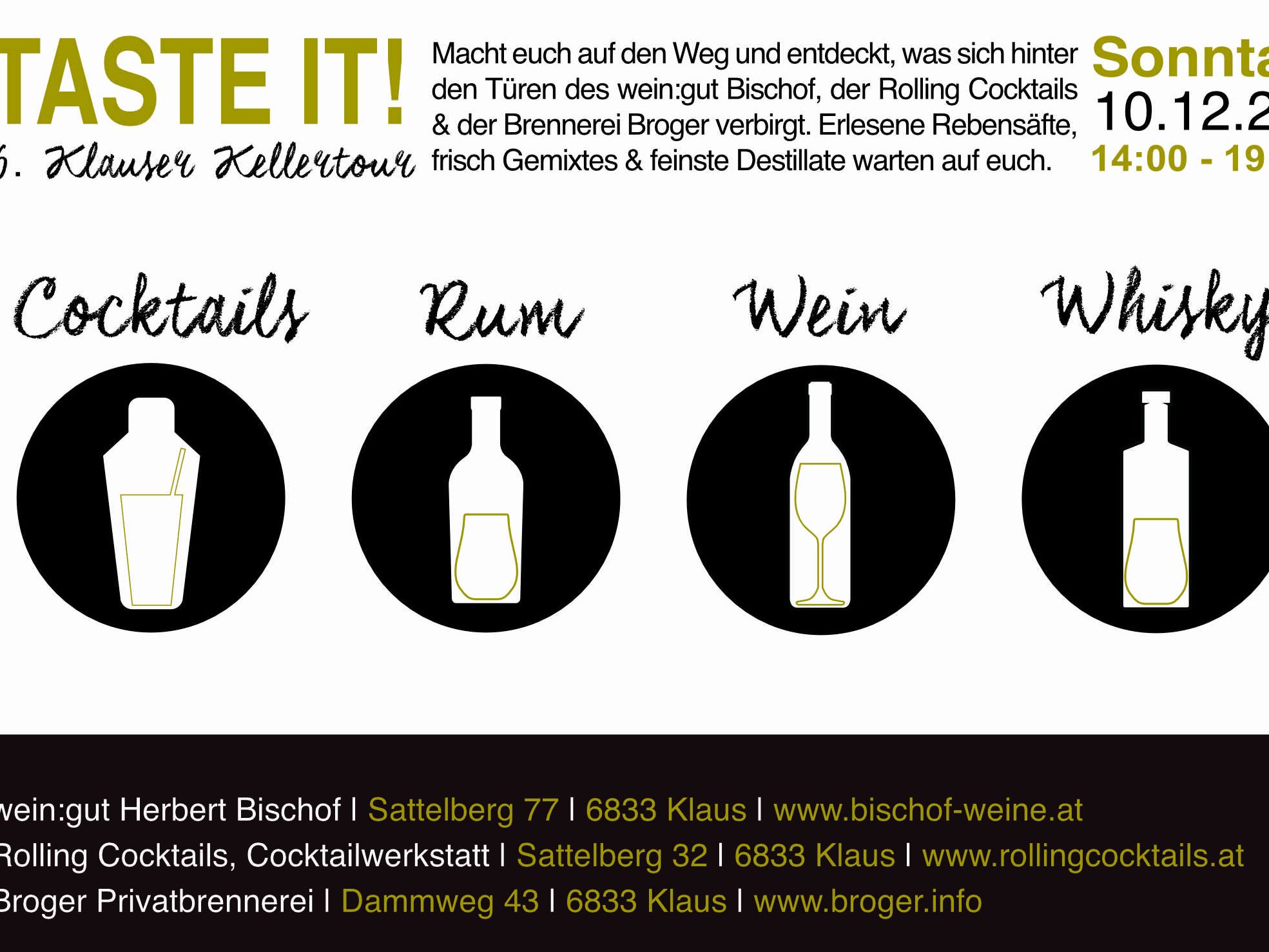 Am 10. Dezember findet die sechste Klauser Kellertour statt. Am 10. Dezember findet die sechste Klauser Kellertour statt.