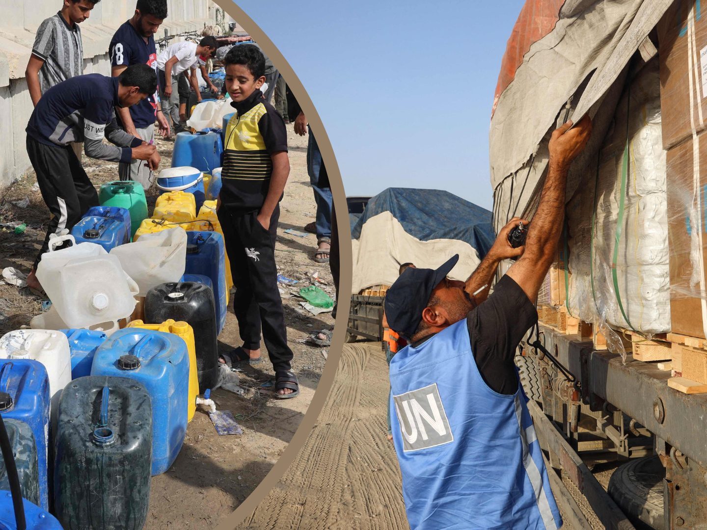 Die Hilfsgüter im Gazastreifen könnten schon bald knapp werden.