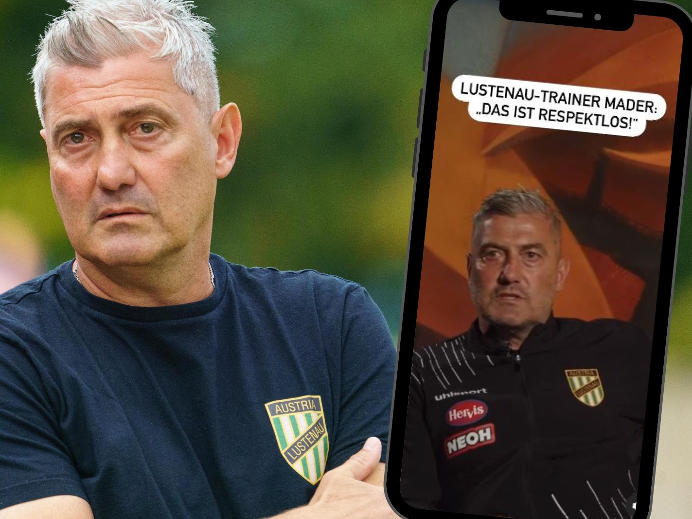 Zum Zeitpunkt des Interviews war Markus Mader noch Trainer der Lustenauer Austria.