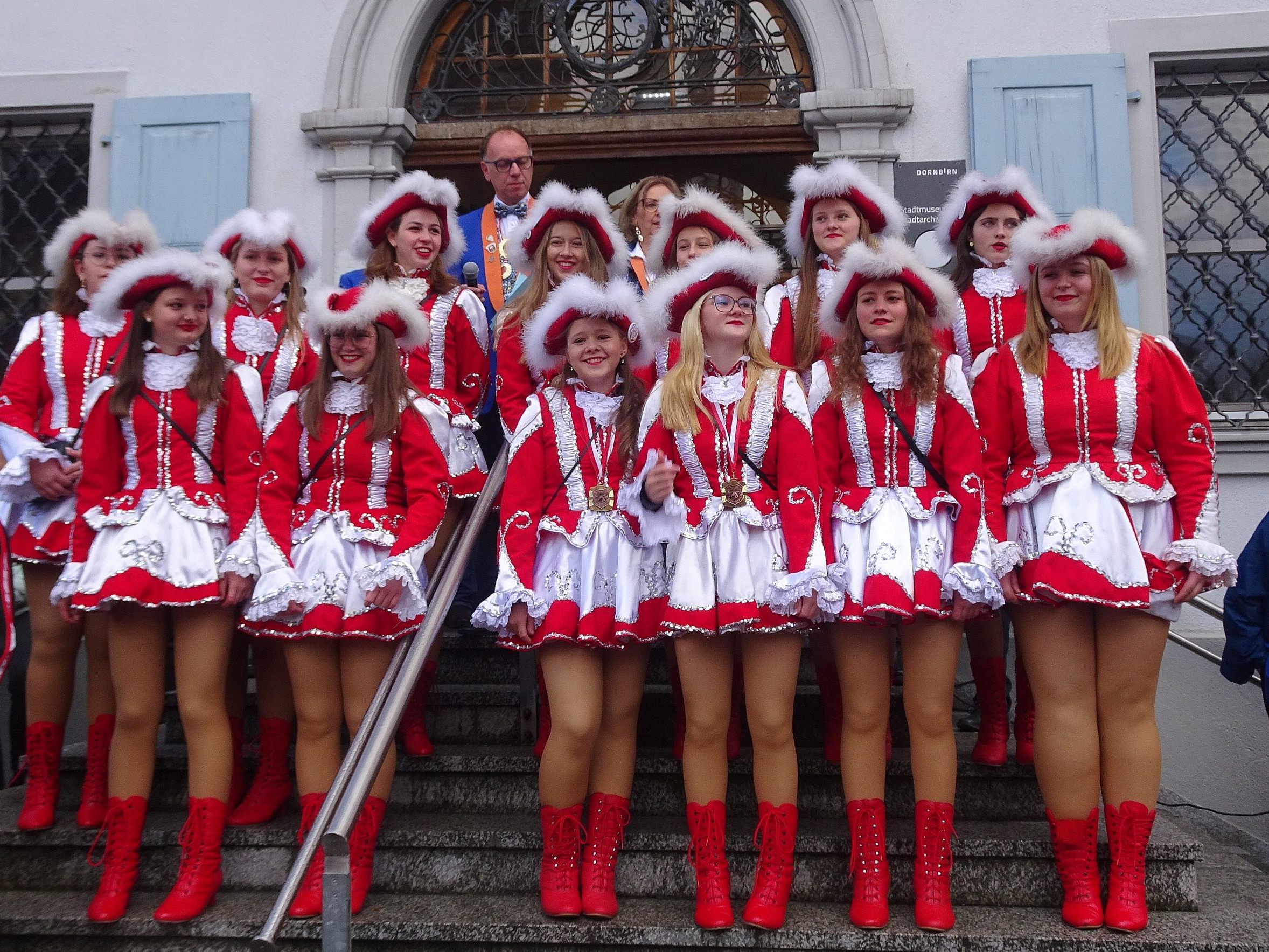 Pünktlich um 11.11 Uhr eröffnete Gernot Reumüller von der Dornbirner Fasnatzunft den 63. Dornbirner Fasching.