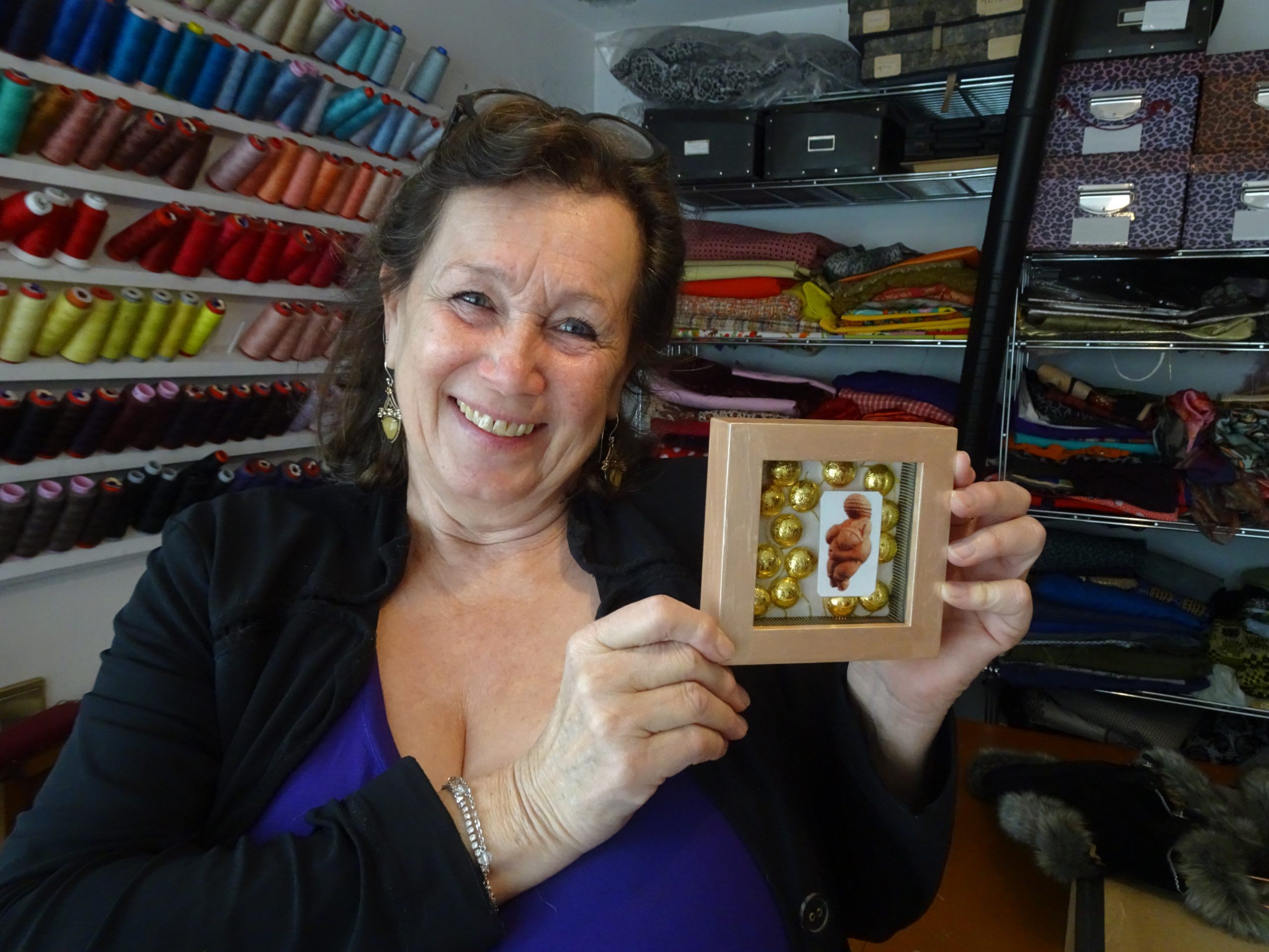 Evelyne Fricker ist eine von vielen Künstlerinnen und Handwerkern, die am kommenden Wochenende ihre Kunst im Lustenauer Freudenhaus präsentieren.