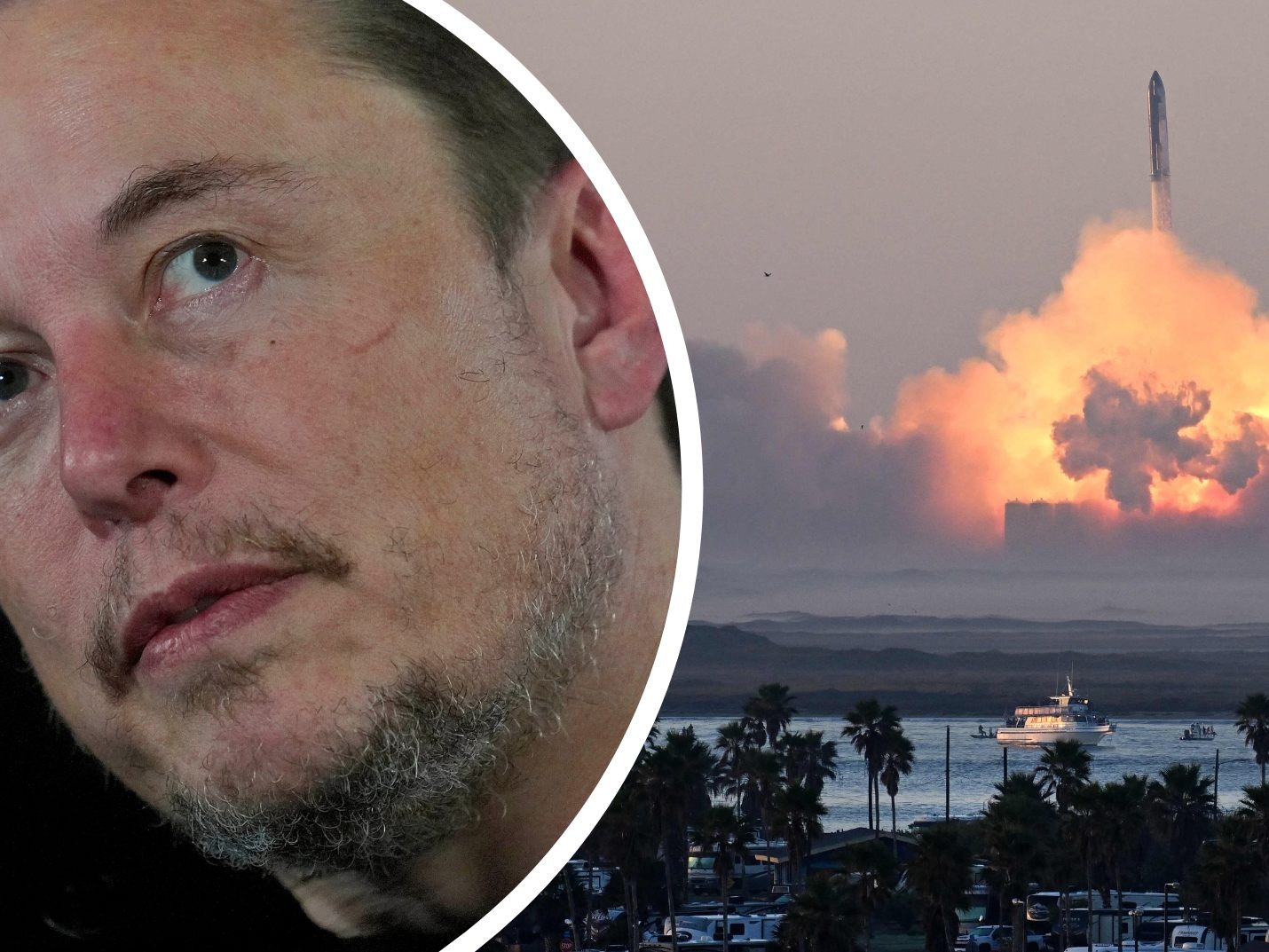 Elon Musks "Starship" explodierte auch beim zweiten Testflug. Elon Musks "Starship" explodierte auch beim zweiten Testflug.