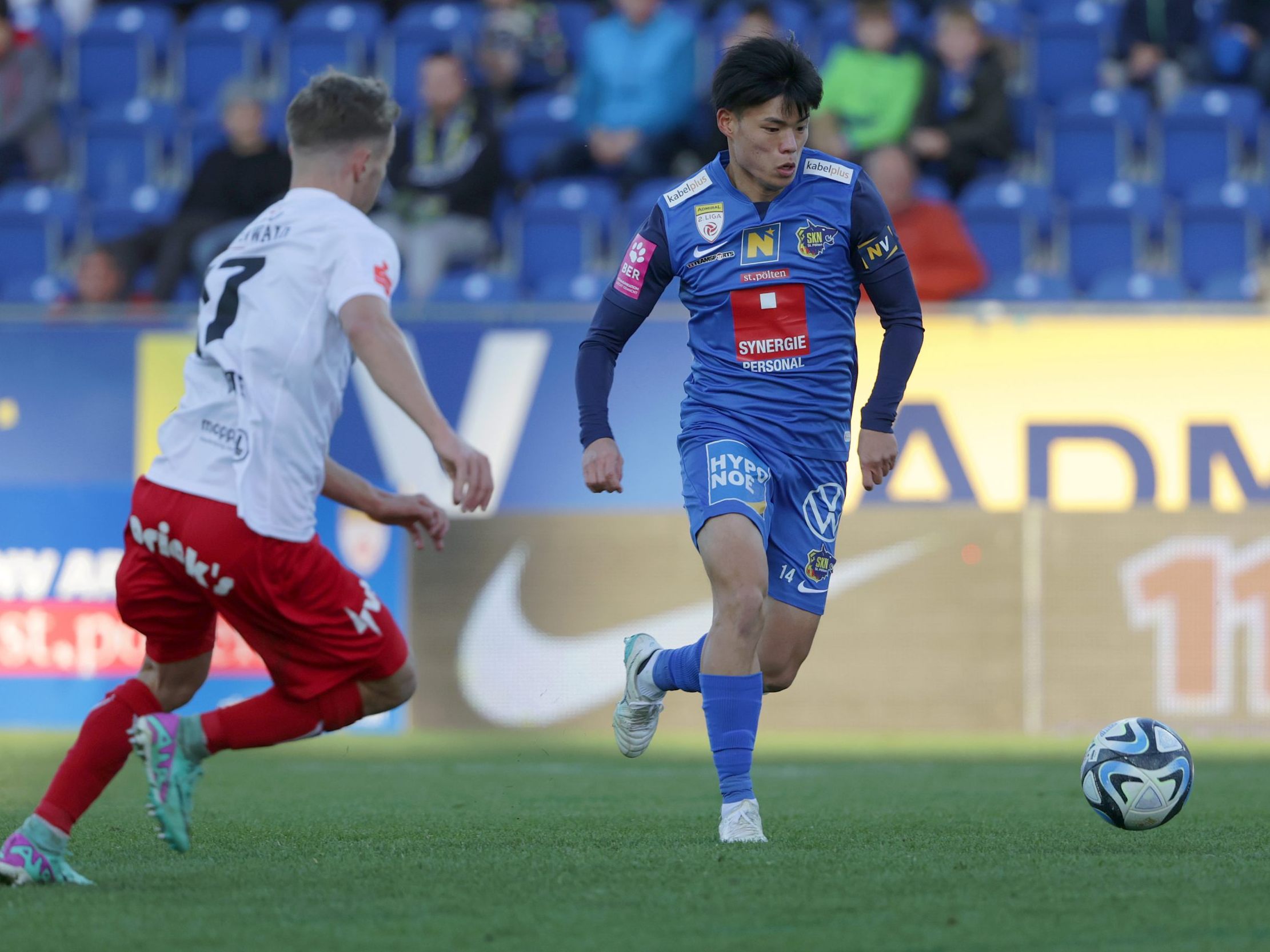St.Pölten feiert 2:0-Sieg gegen FC Dornbirn. St.Pölten feiert 2:0-Sieg gegen FC Dornbirn.