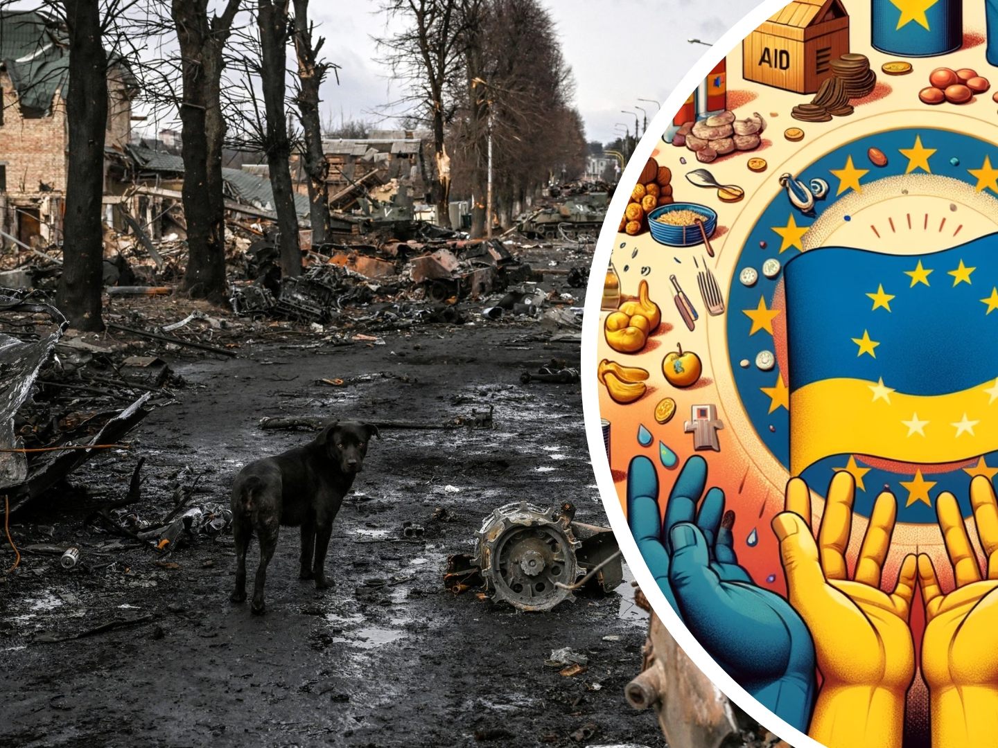 Die humanitäre Hilfe für die Ukraine wird erhöht. Die humanitäre Hilfe für die Ukraine wird erhöht.