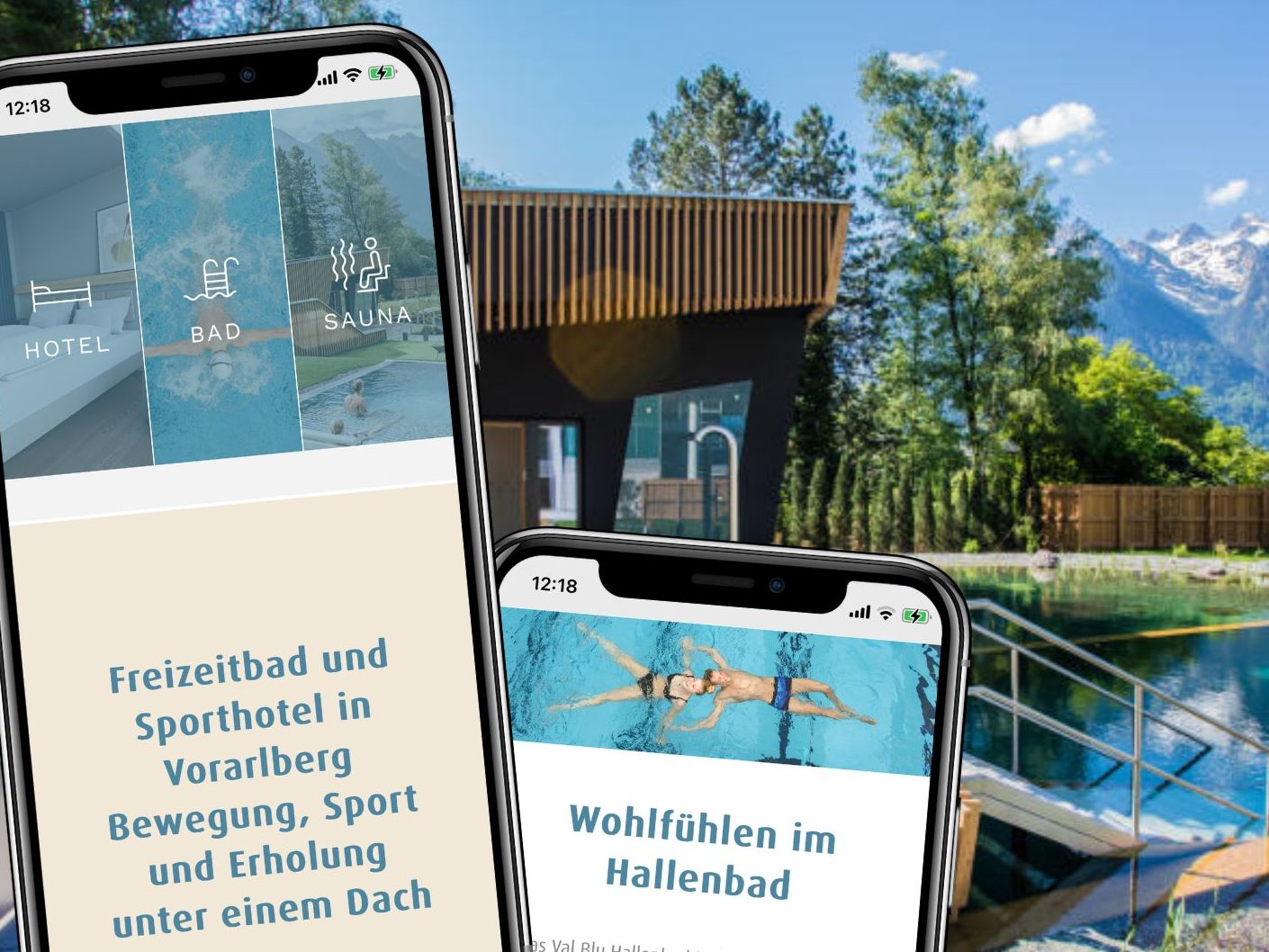 Im Val Blu kommen alle auf ihre Kosten - egal, ob Wellnessfan oder Sportskanone.