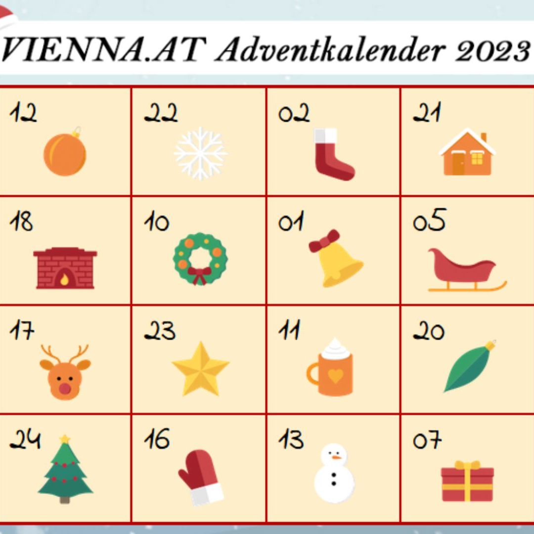 Beim VIENNA.at-Adventkalender täglich tolle Preise gewinnen.