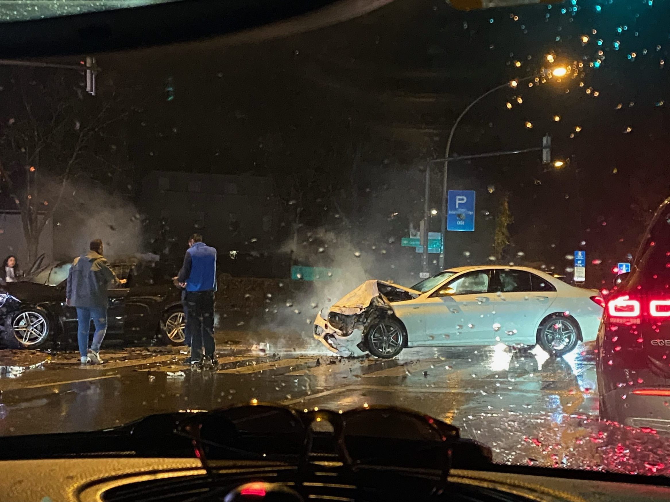 Am Donnerstagabend kam es in Bregenz zu einem Unfall mit zwei beteiligten Fahrzeugen.