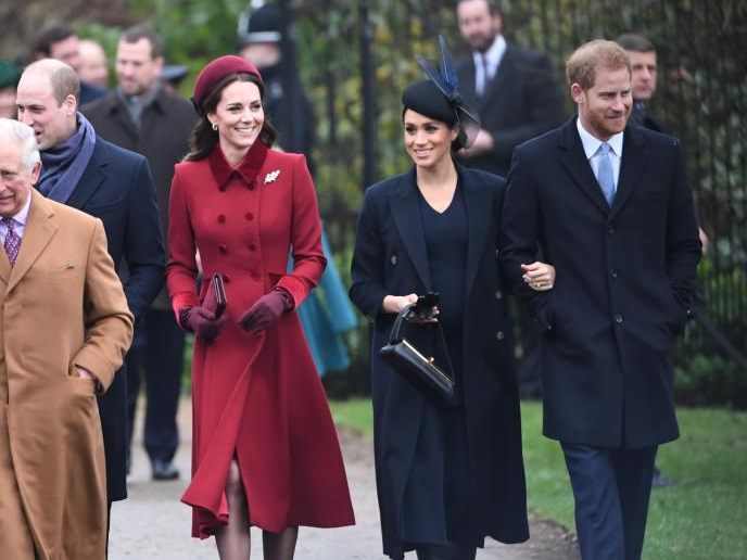 2018 feierten Prinz Harry und Meghan noch in Großbritannien Weihnachten. 2018 feierten Prinz Harry und Meghan noch in Großbritannien Weihnachten.