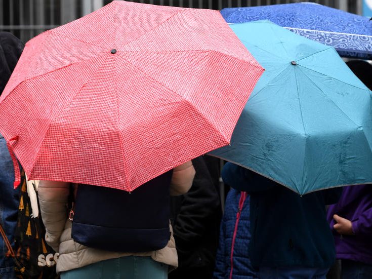 Das Wetter am Wochenende wird wolkig und regnerisch.