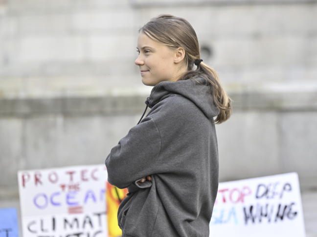 Von Greta Thunberg und Fridays for Future fordert Luise Neubauer "neue politische Ideen". Von Greta Thunberg und Fridays for Future fordert Luise Neubauer "neue politische Ideen".